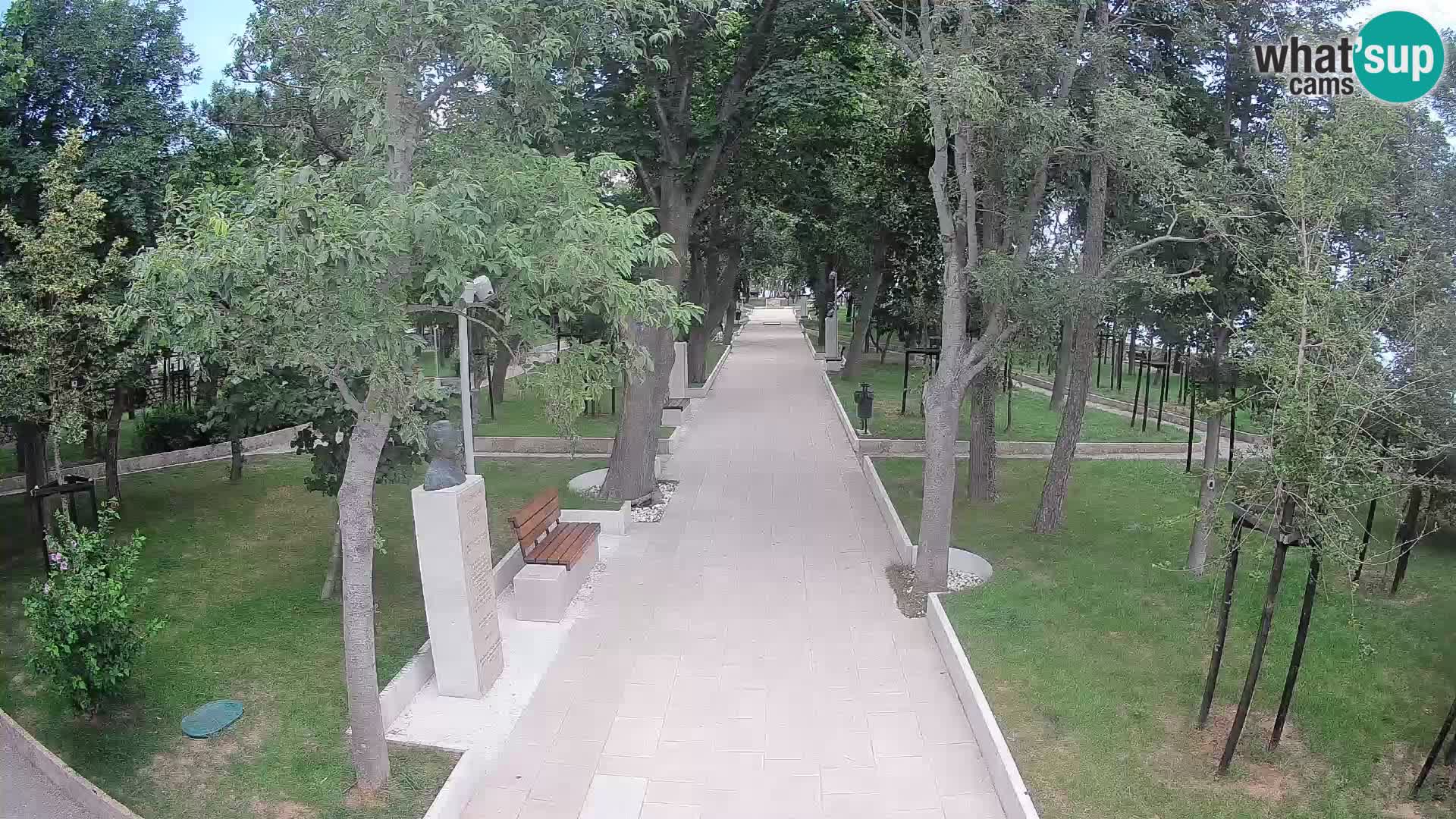 Writers’ Park Webcam Senj – Live by the Sea