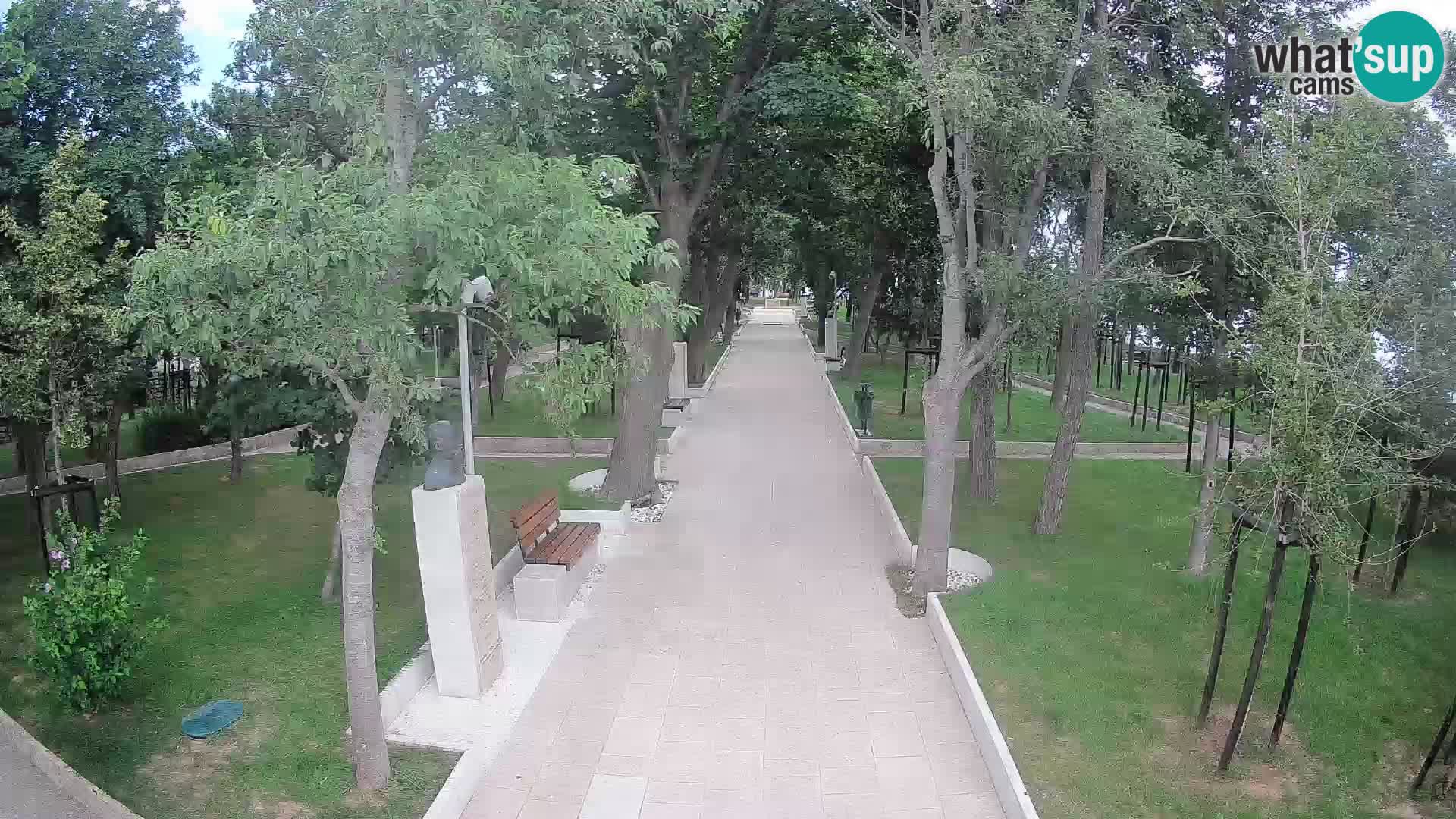 Writers’ Park Webcam Senj – Live by the Sea