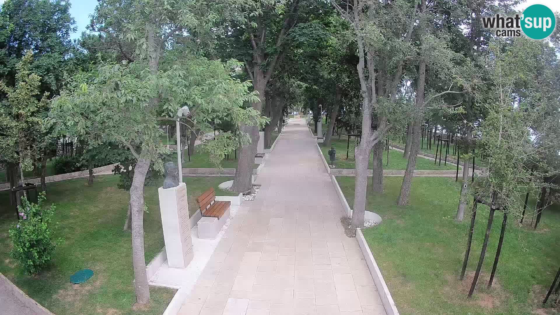 Writers’ Park Webcam Senj – Live by the Sea