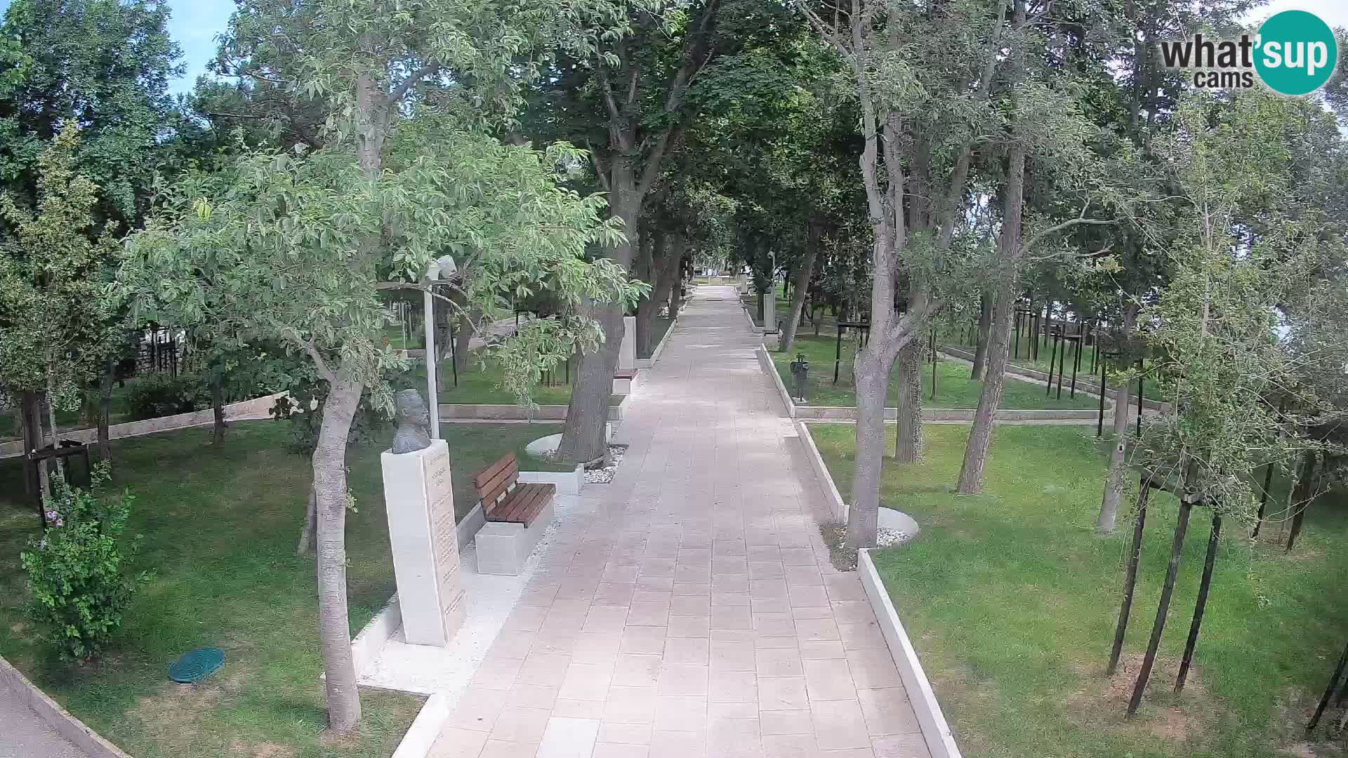 Writers’ Park Webcam Senj – Live by the Sea