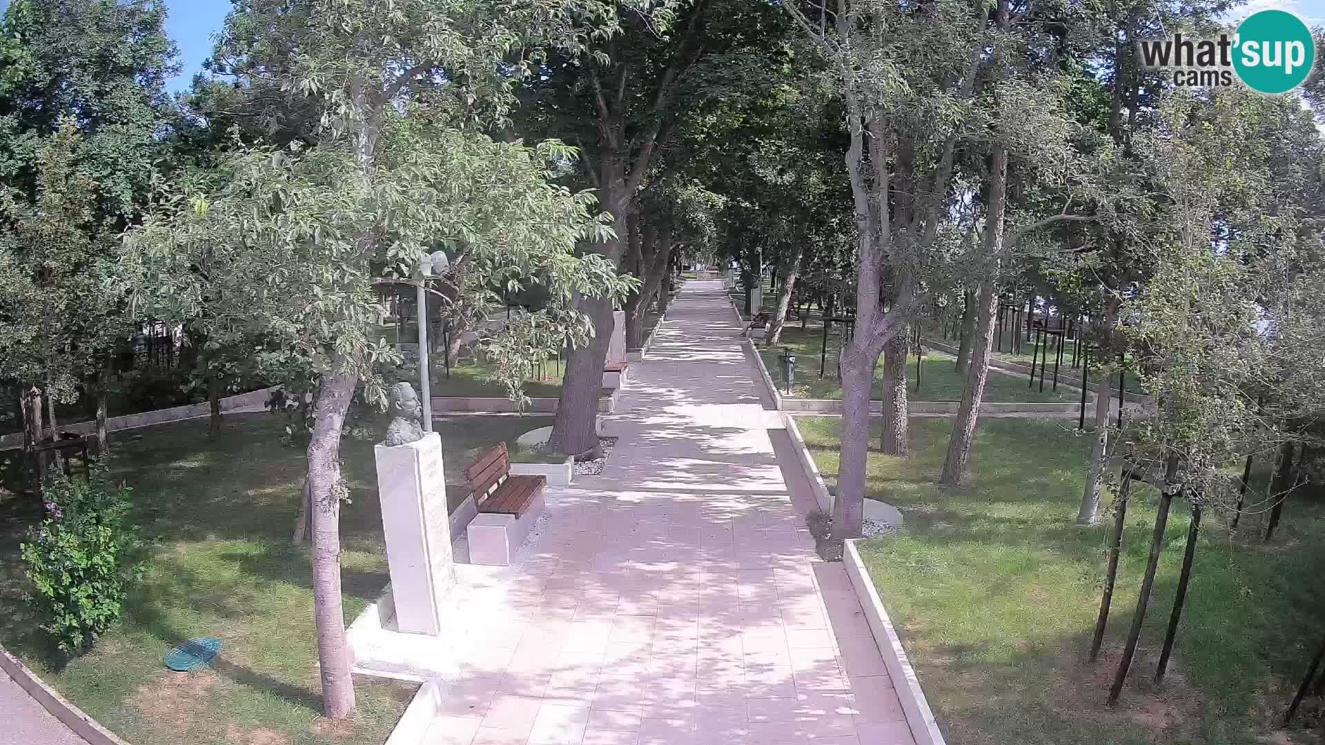 Writers’ Park Webcam Senj – Live by the Sea