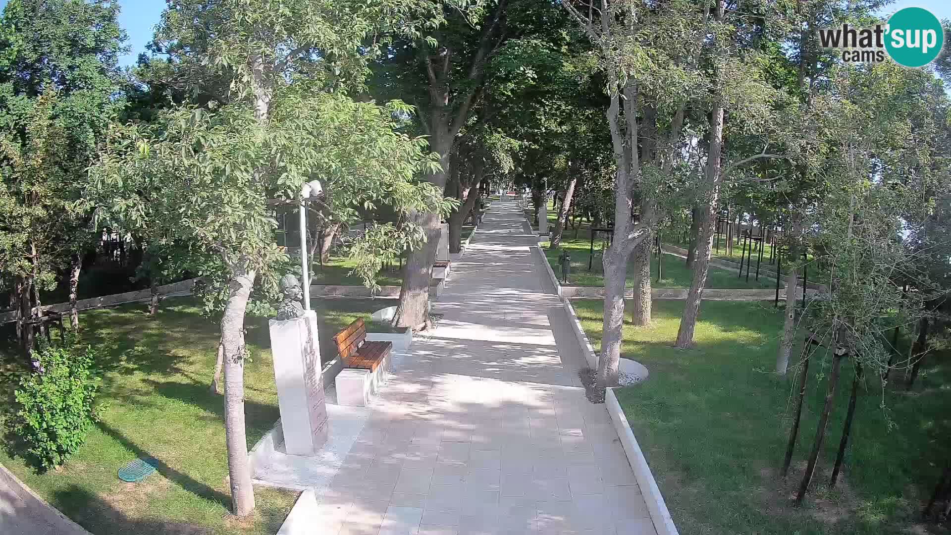 Writers’ Park Webcam Senj – Live by the Sea