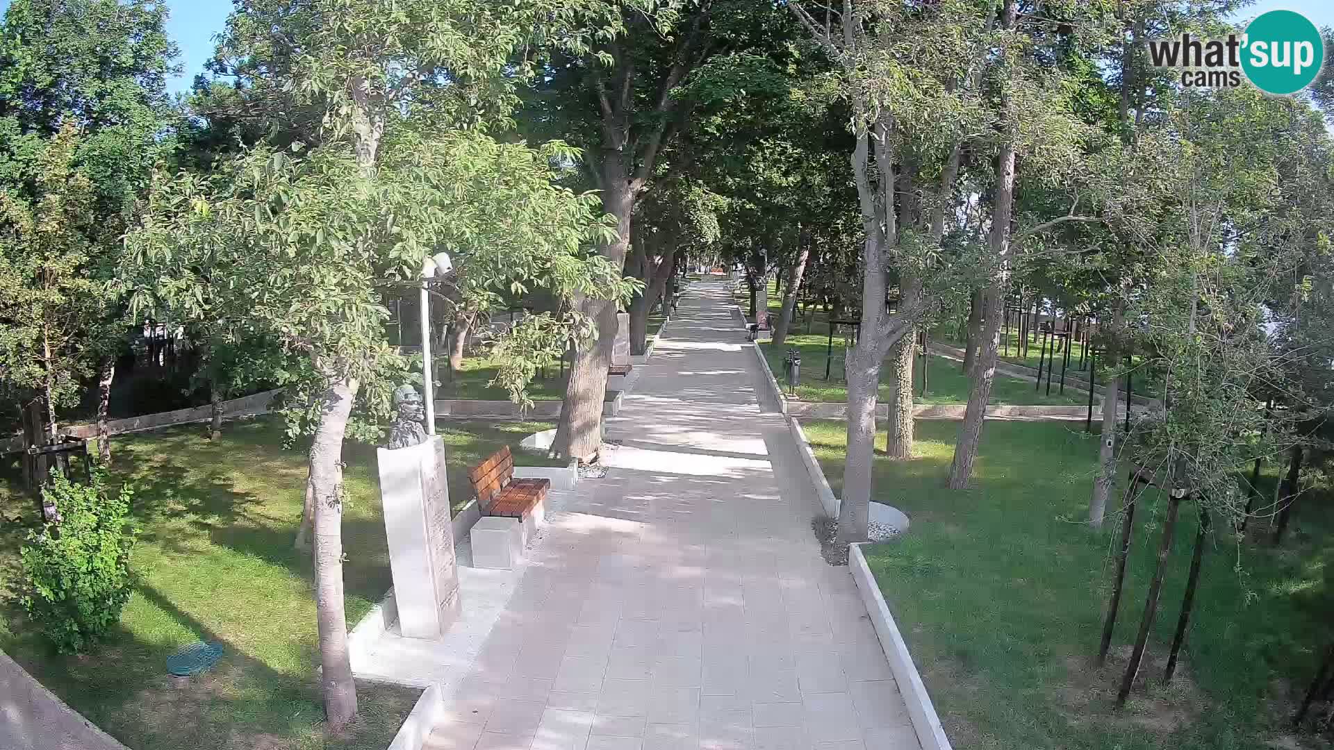Writers’ Park Webcam Senj – Live by the Sea