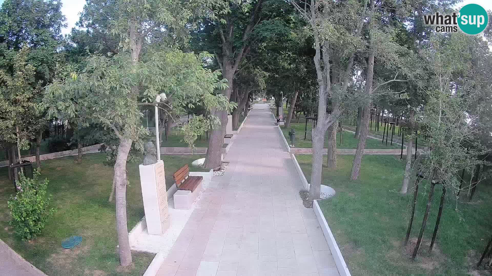 Writers’ Park Webcam Senj – Live by the Sea