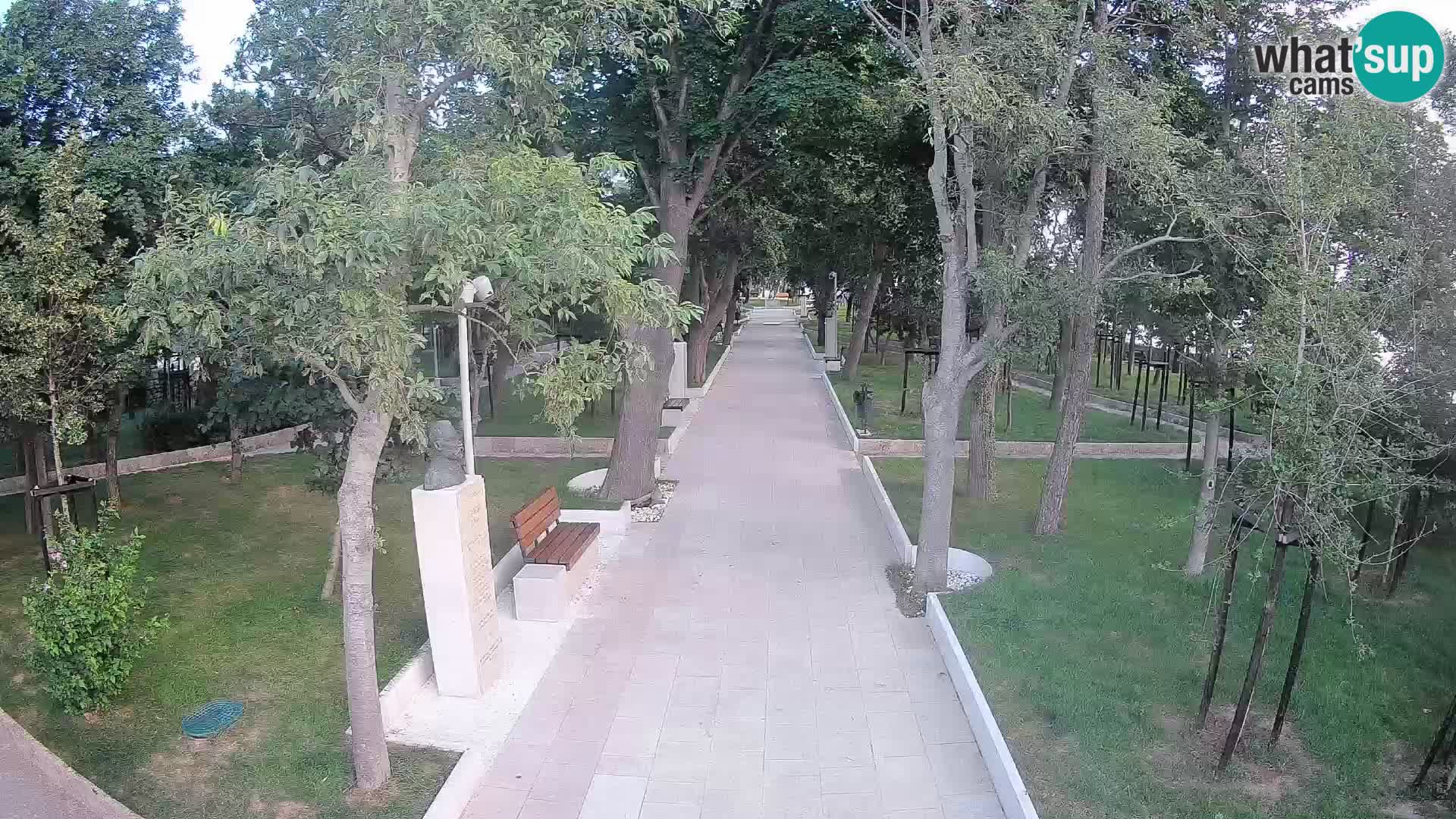 Writers’ Park Webcam Senj – Live by the Sea