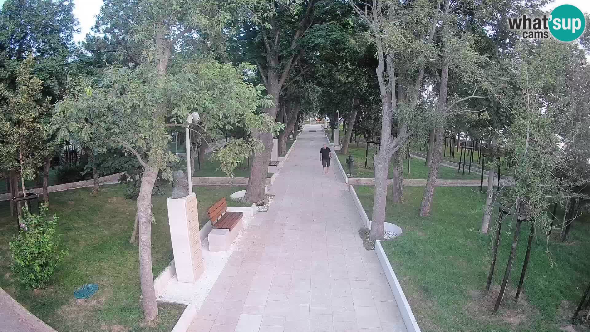 Webcam Schriftstellerpark Senj – Live am Meer