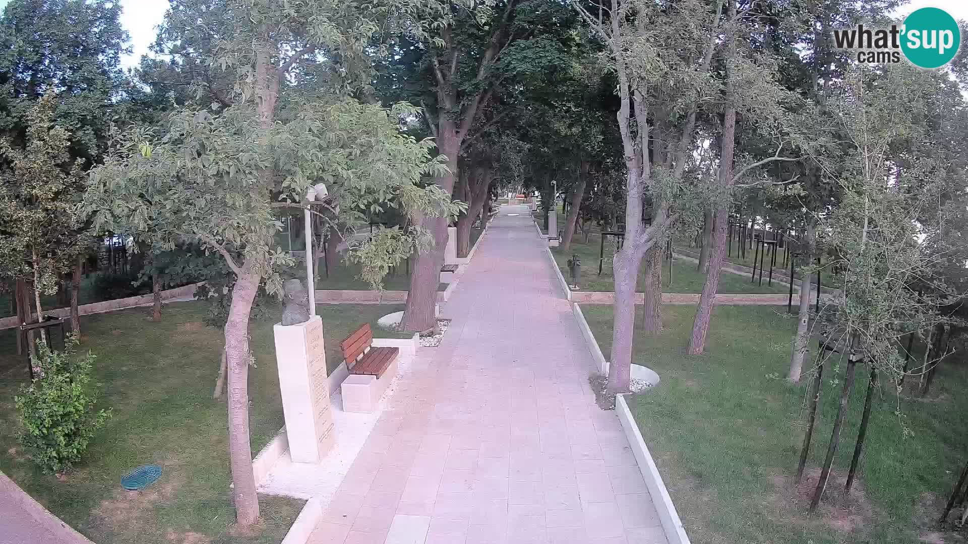 Writers’ Park Webcam Senj – Live by the Sea