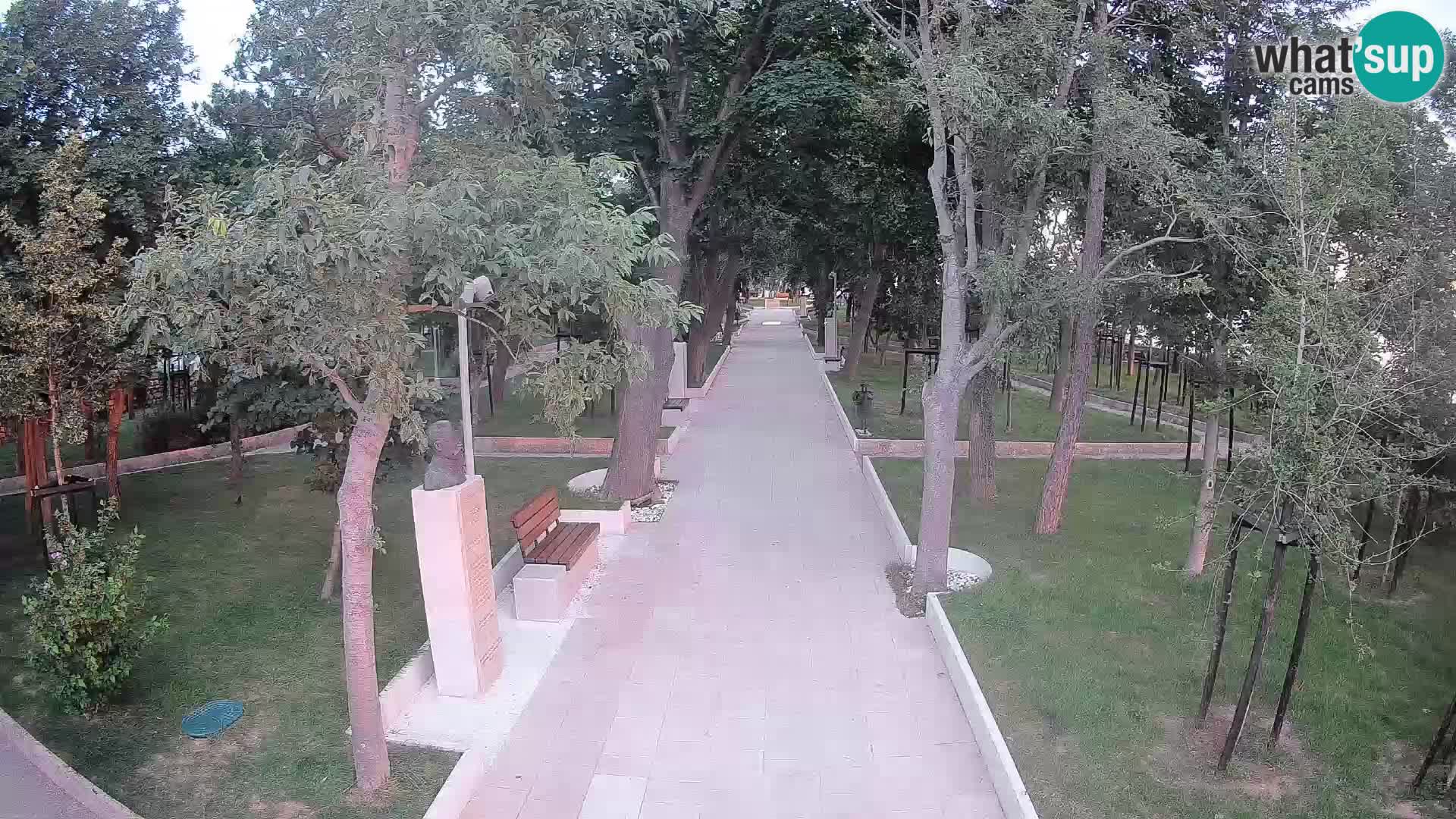 Webcam Schriftstellerpark Senj – Live am Meer