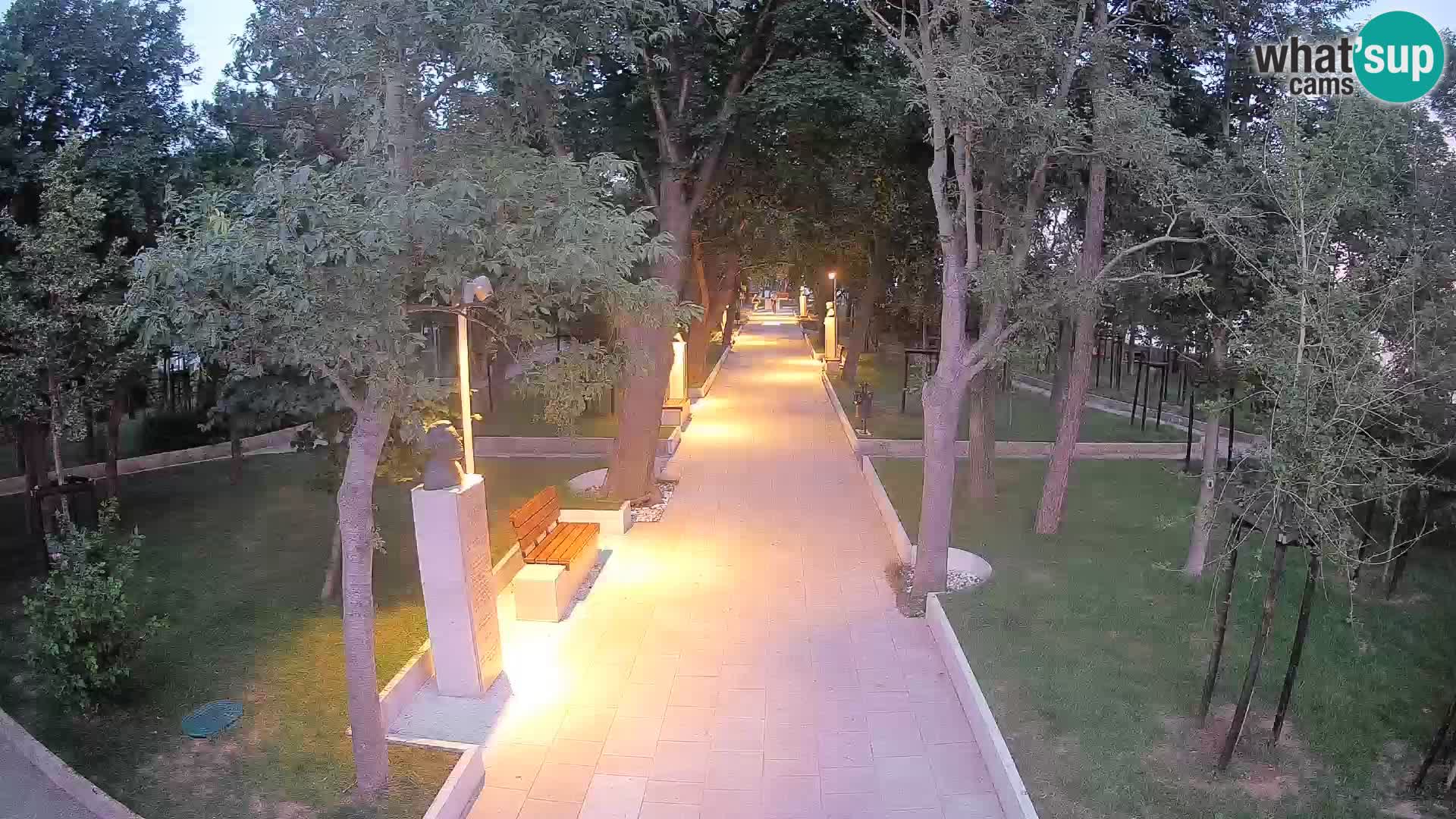 Writers’ Park Webcam Senj – Live by the Sea