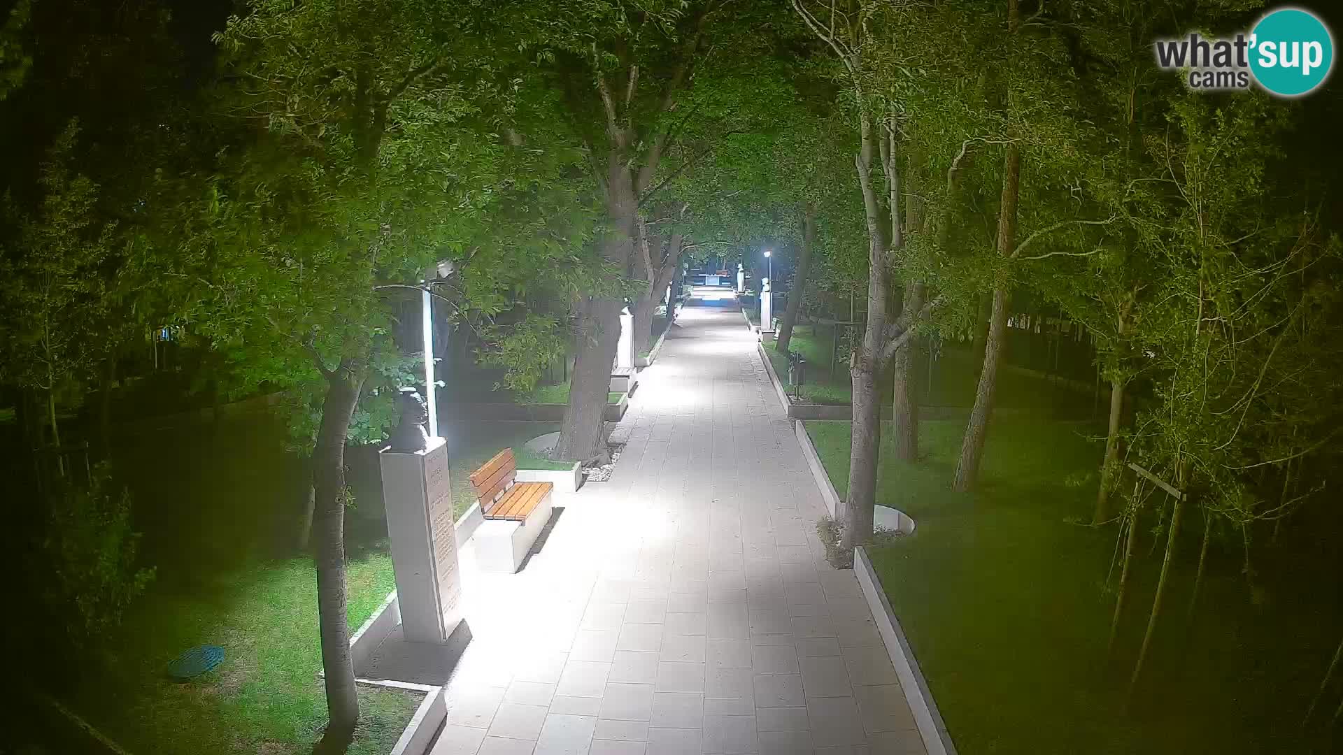 Writers’ Park Webcam Senj – Live by the Sea