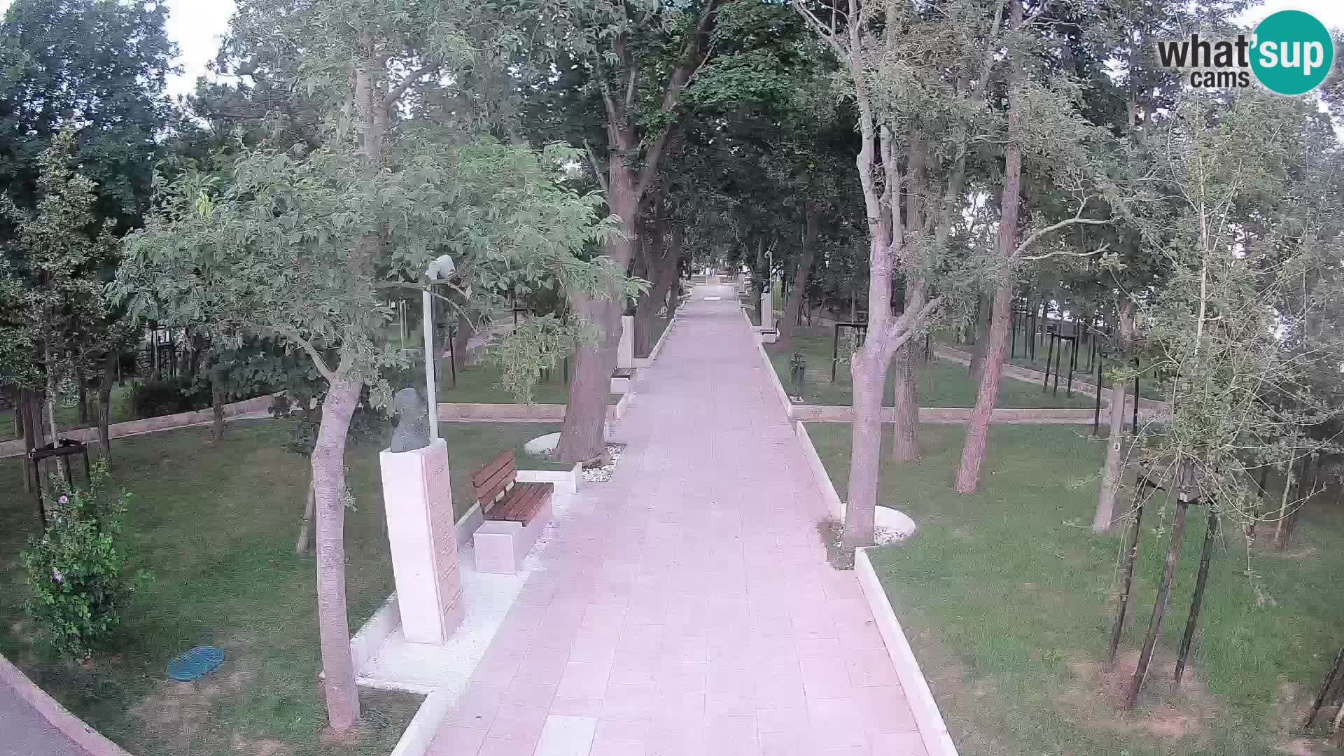 Writers’ Park Webcam Senj – Live by the Sea