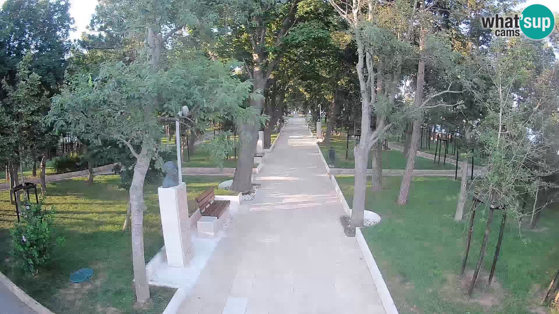 Writers’ Park Webcam Senj – Live by the Sea