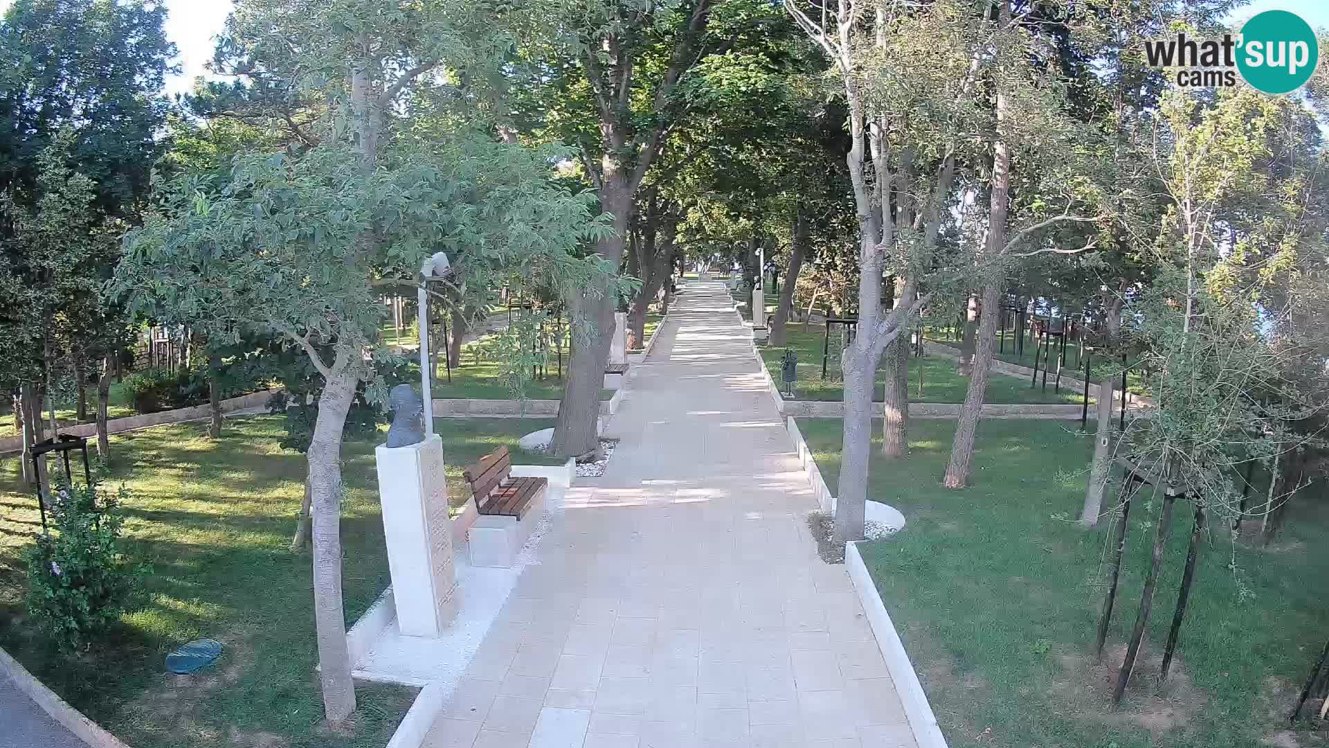 Writers’ Park Webcam Senj – Live by the Sea