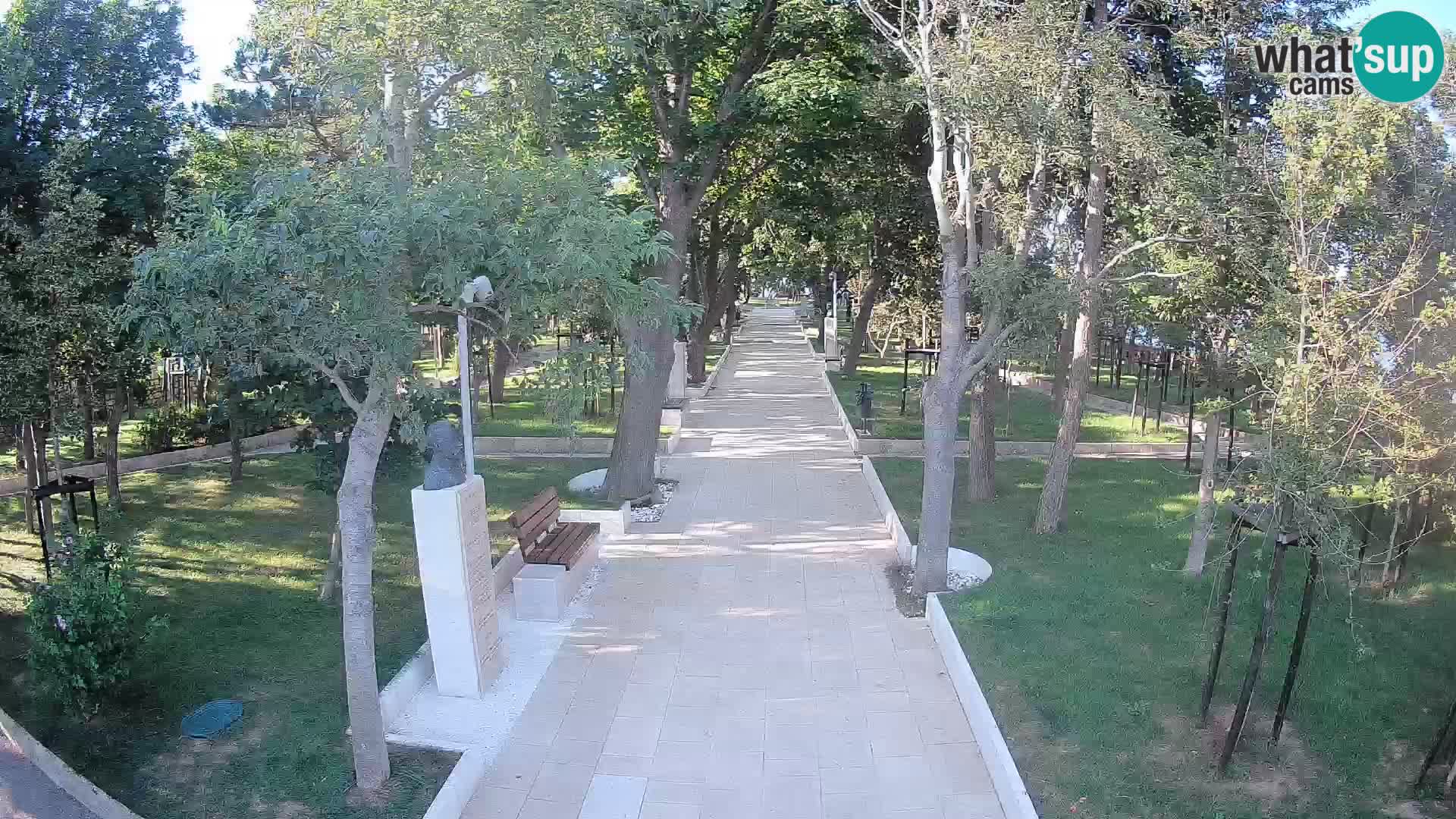 Writers’ Park Webcam Senj – Live by the Sea