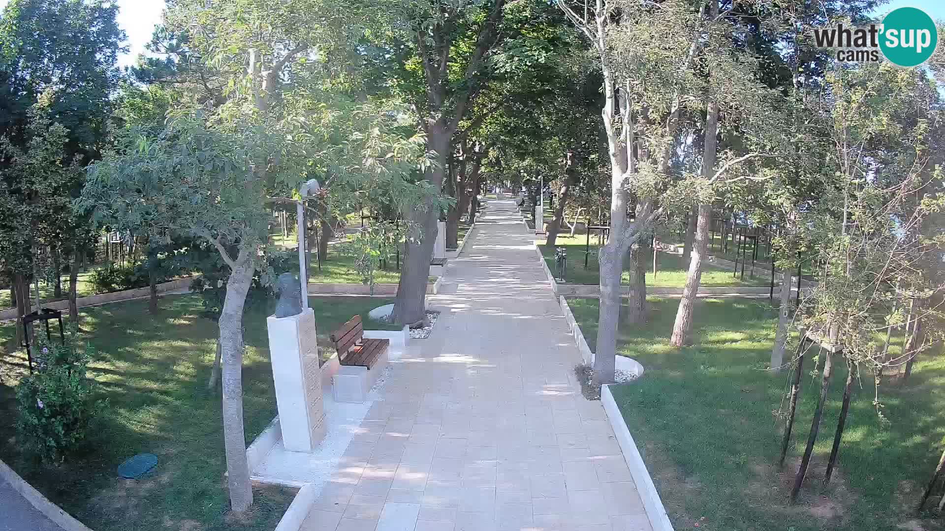 Writers’ Park Webcam Senj – Live by the Sea