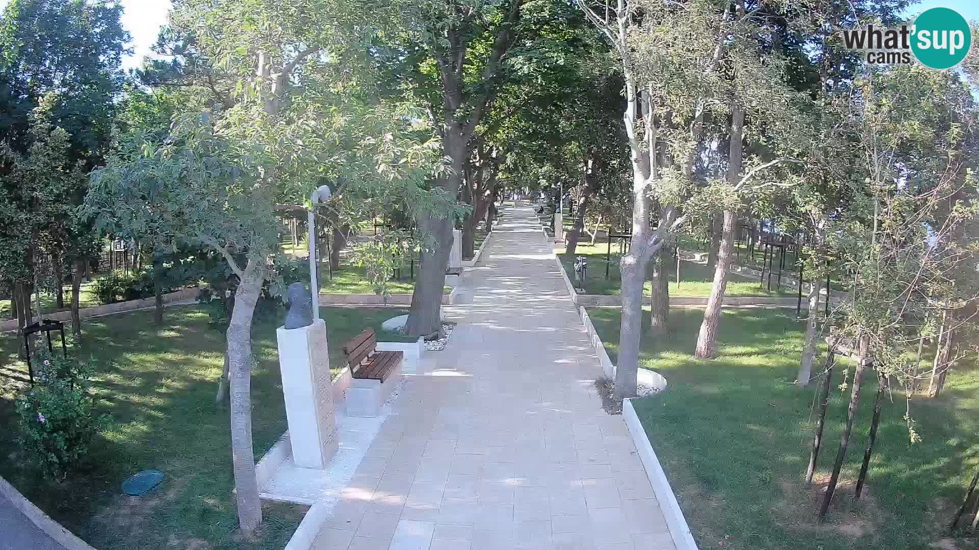 Writers’ Park Webcam Senj – Live by the Sea