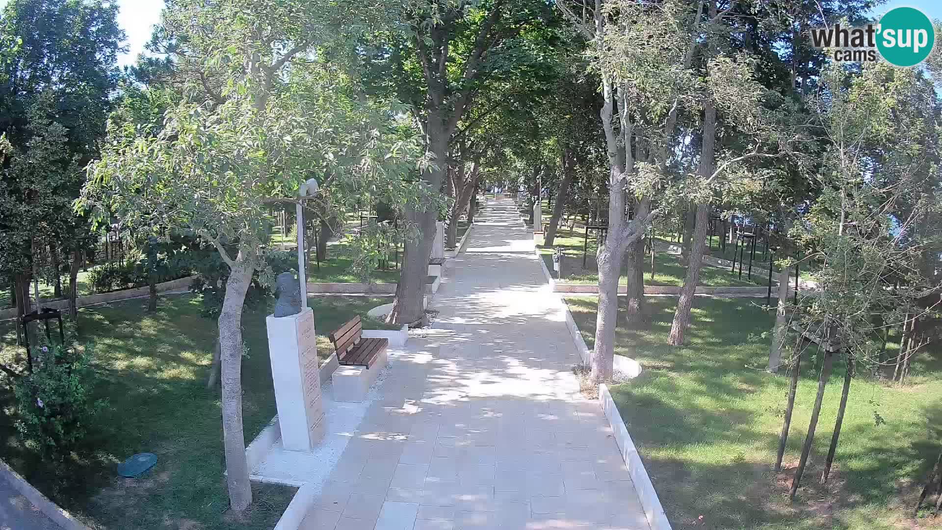 Webcam Schriftstellerpark Senj – Live am Meer