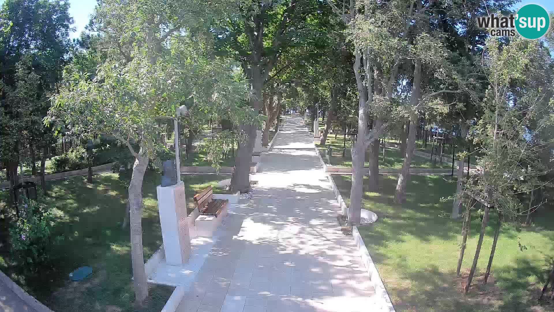 Writers’ Park Webcam Senj – Live by the Sea