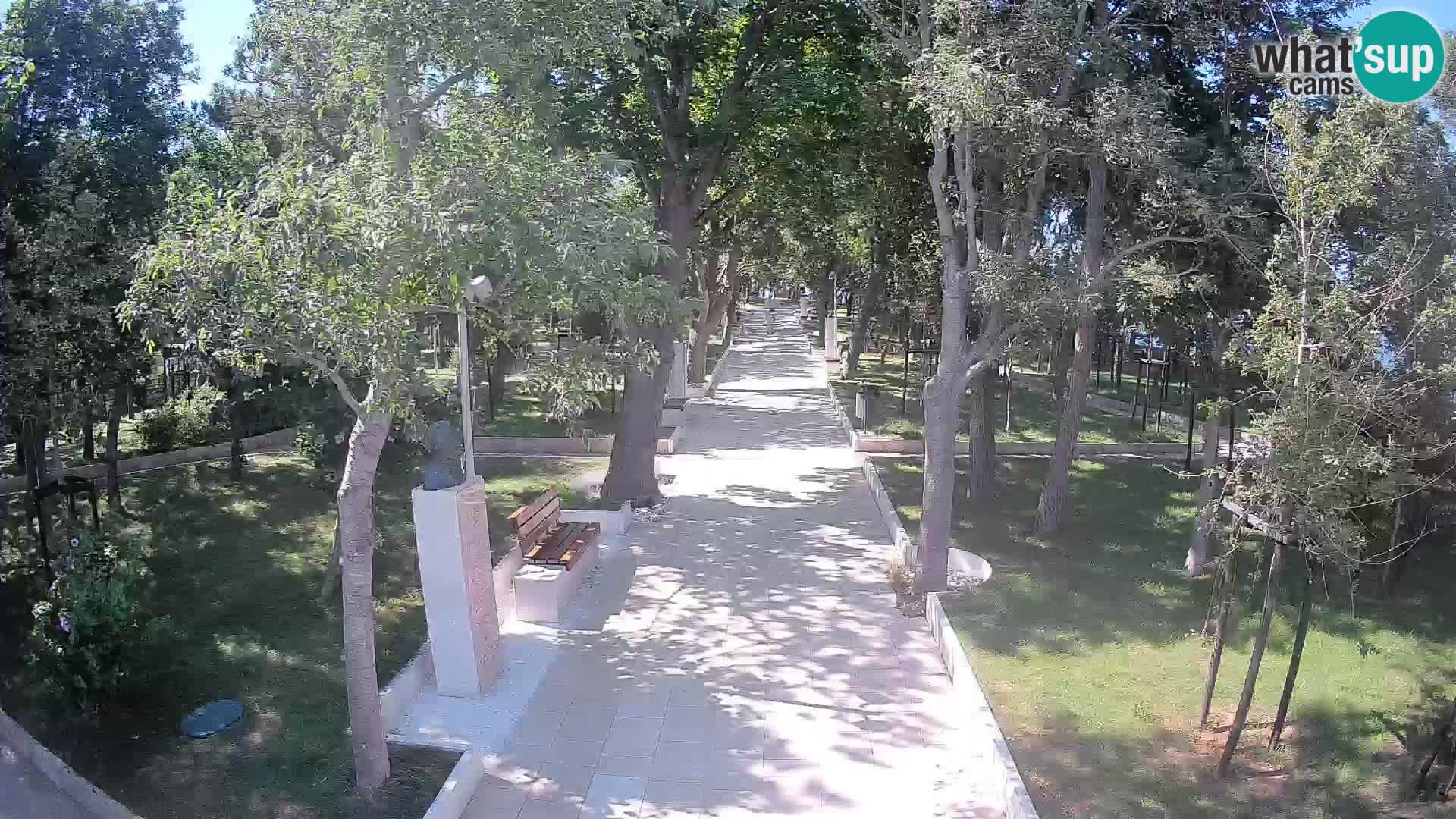 Writers’ Park Webcam Senj – Live by the Sea