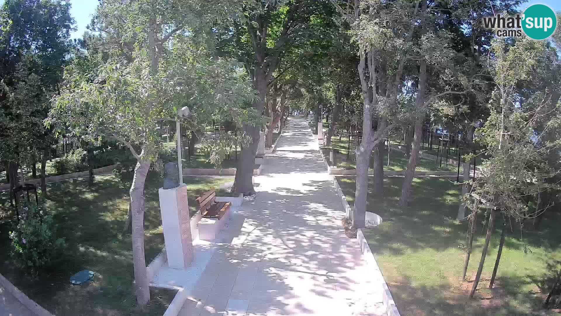 Writers’ Park Webcam Senj – Live by the Sea