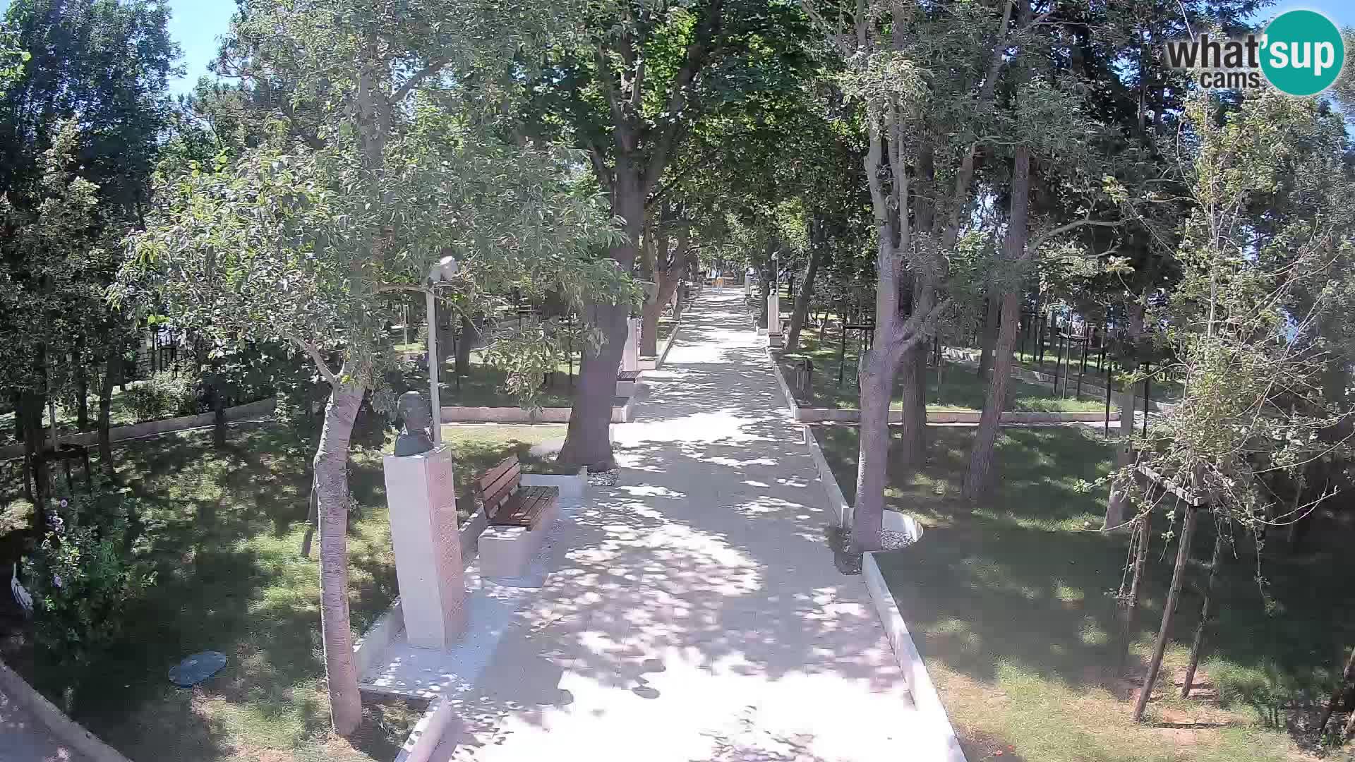 Writers’ Park Webcam Senj – Live by the Sea