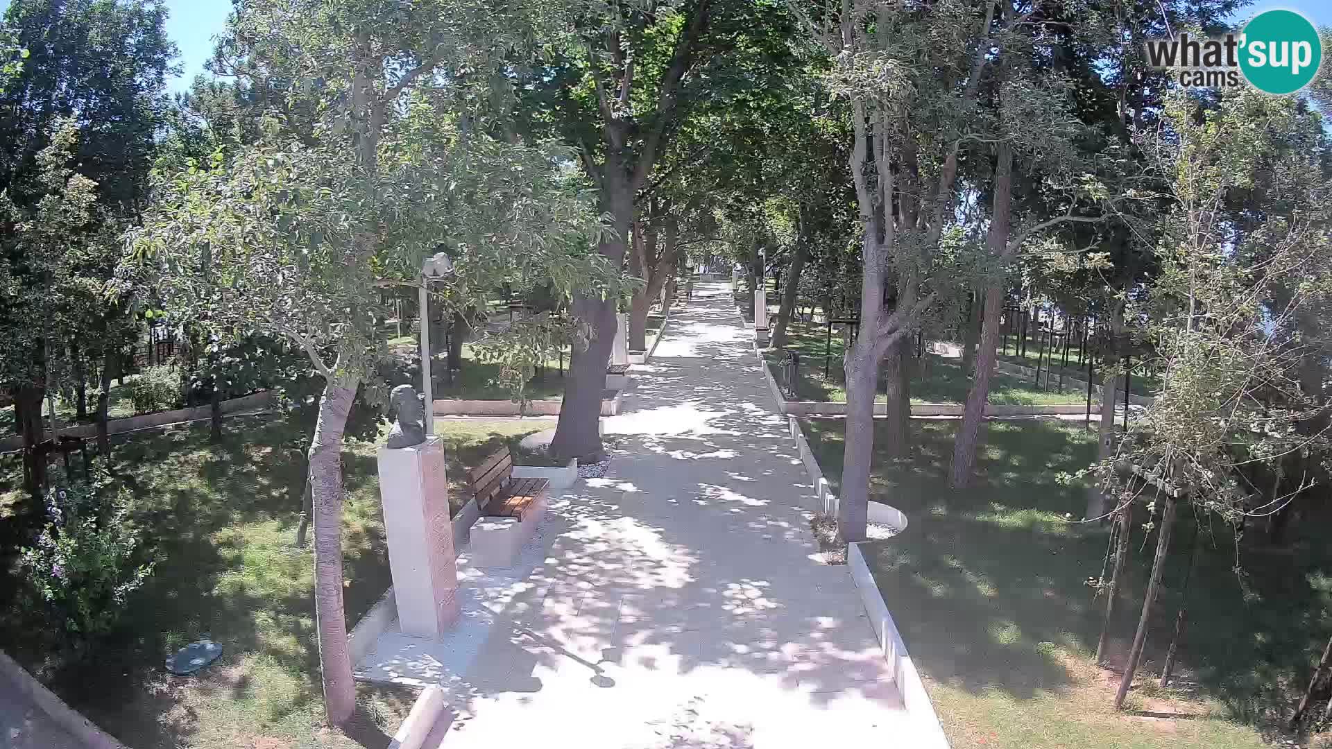 Writers’ Park Webcam Senj – Live by the Sea