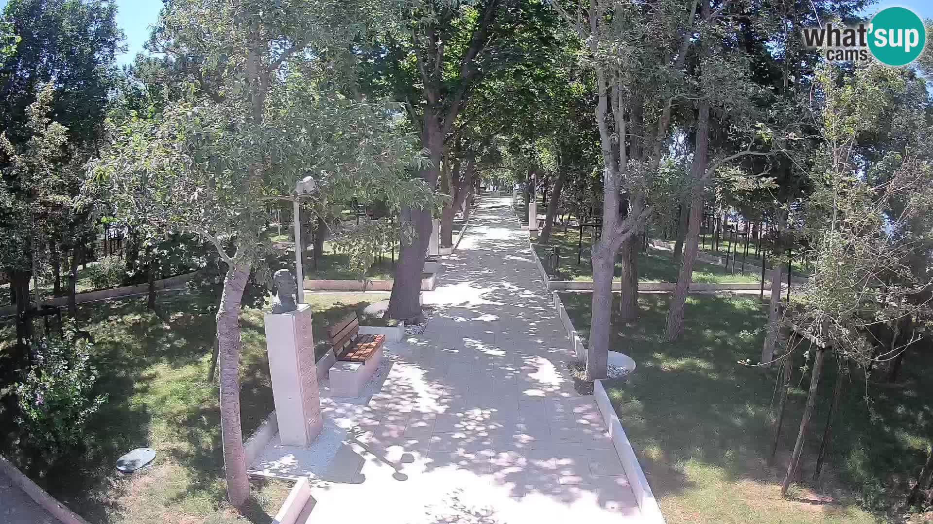 Writers’ Park Webcam Senj – Live by the Sea