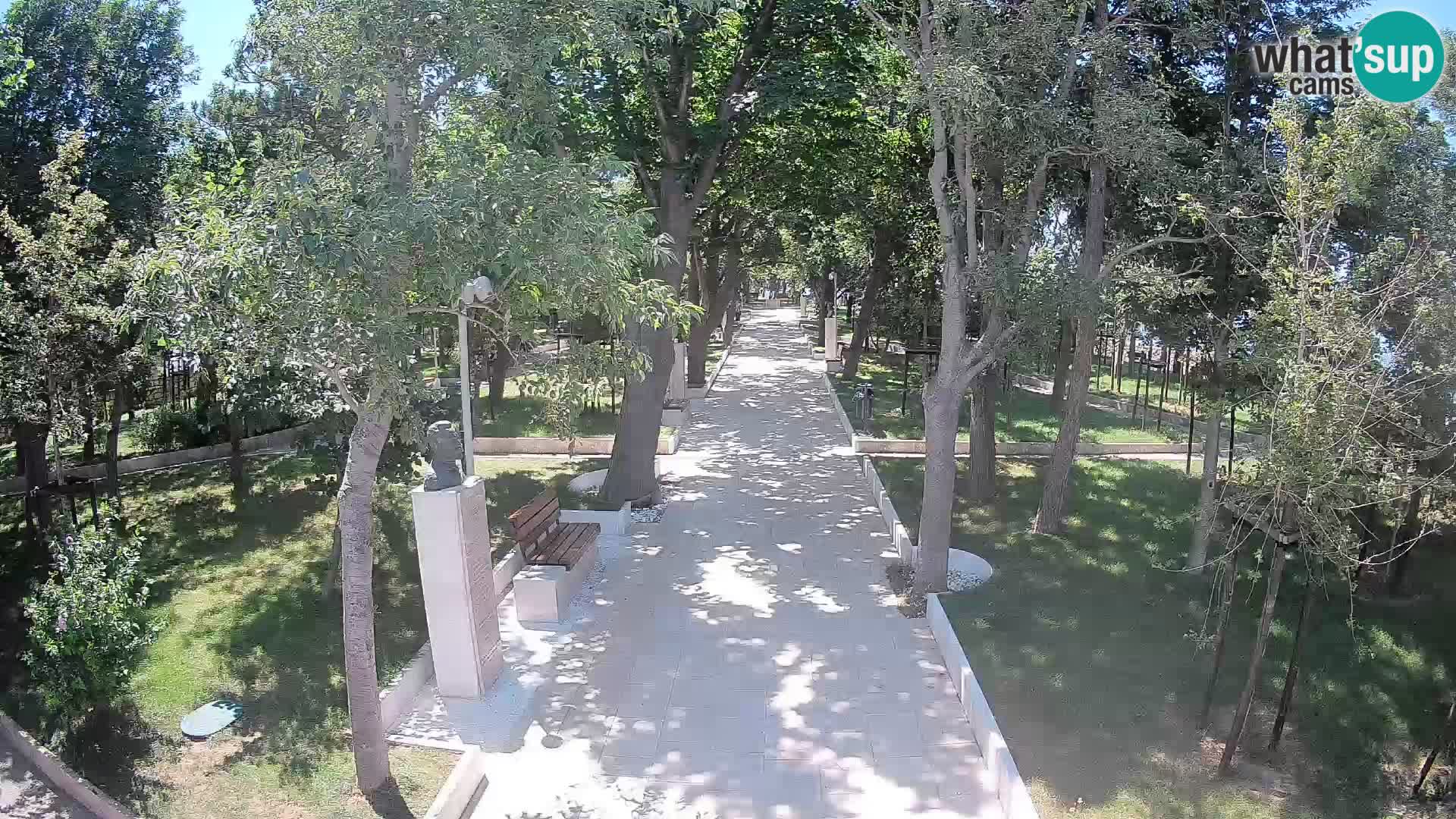 Writers’ Park Webcam Senj – Live by the Sea