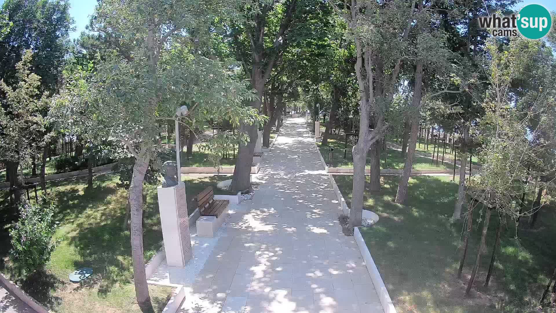 Writers’ Park Webcam Senj – Live by the Sea