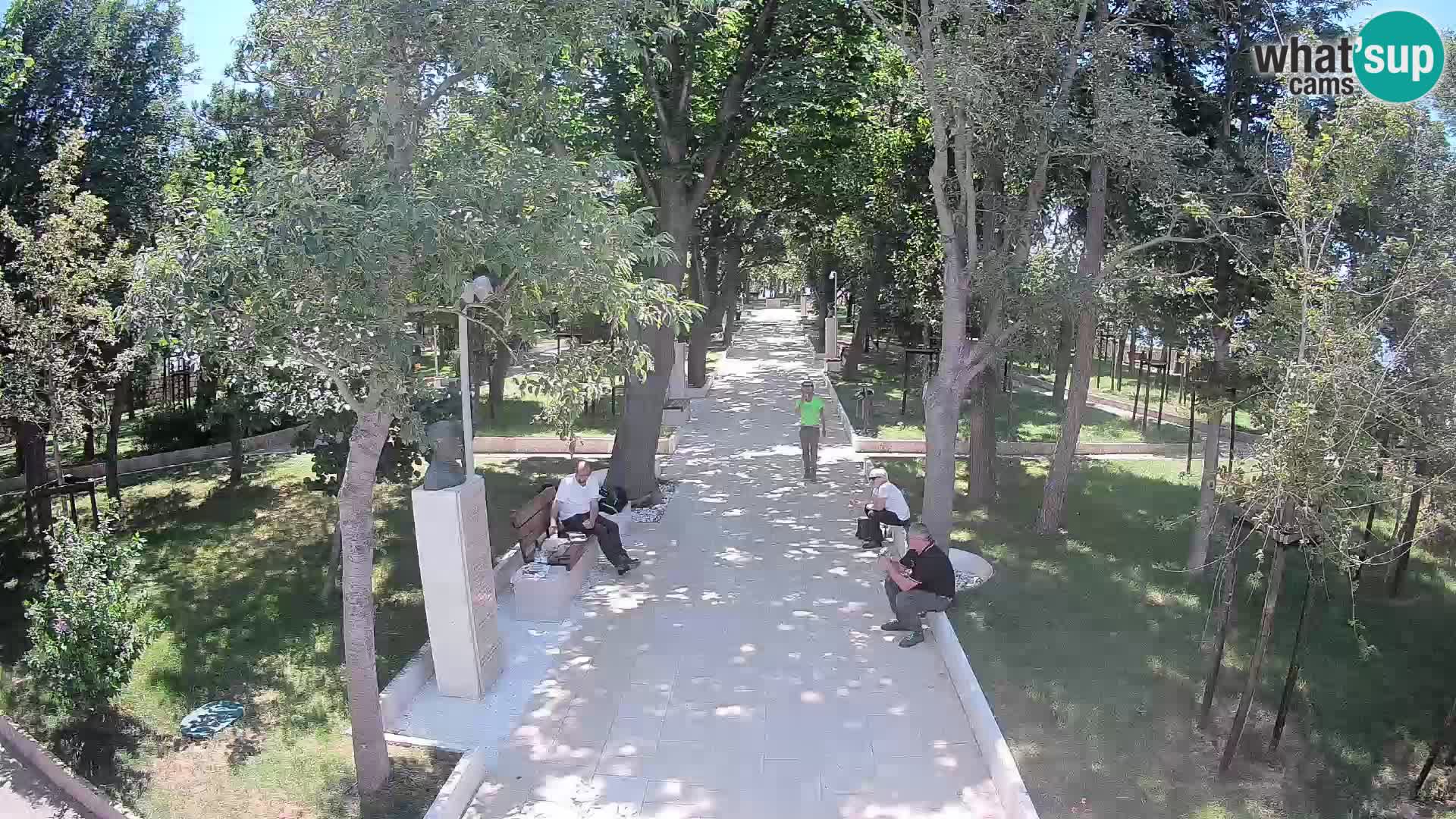 Writers’ Park Webcam Senj – Live by the Sea