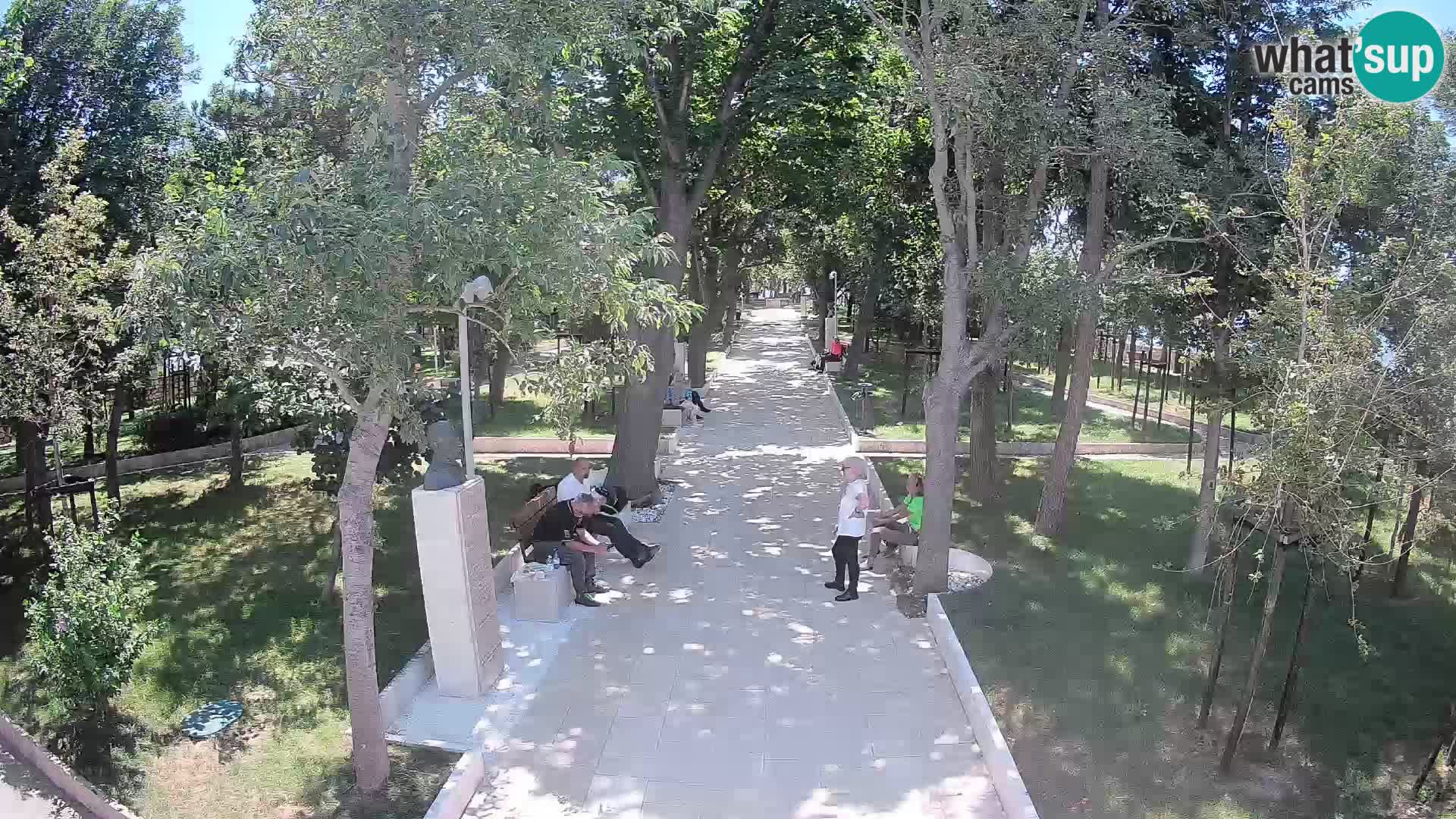 Writers’ Park Webcam Senj – Live by the Sea