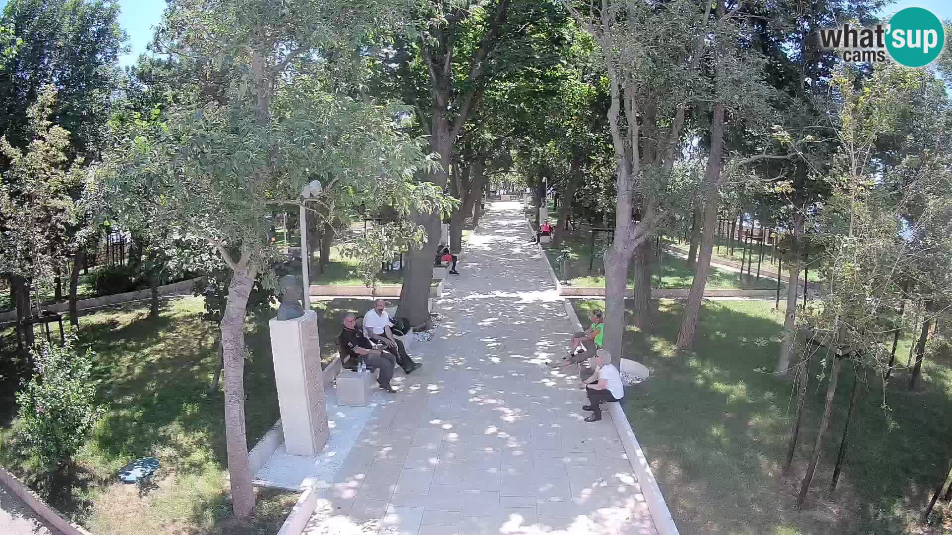 Webcam Schriftstellerpark Senj – Live am Meer