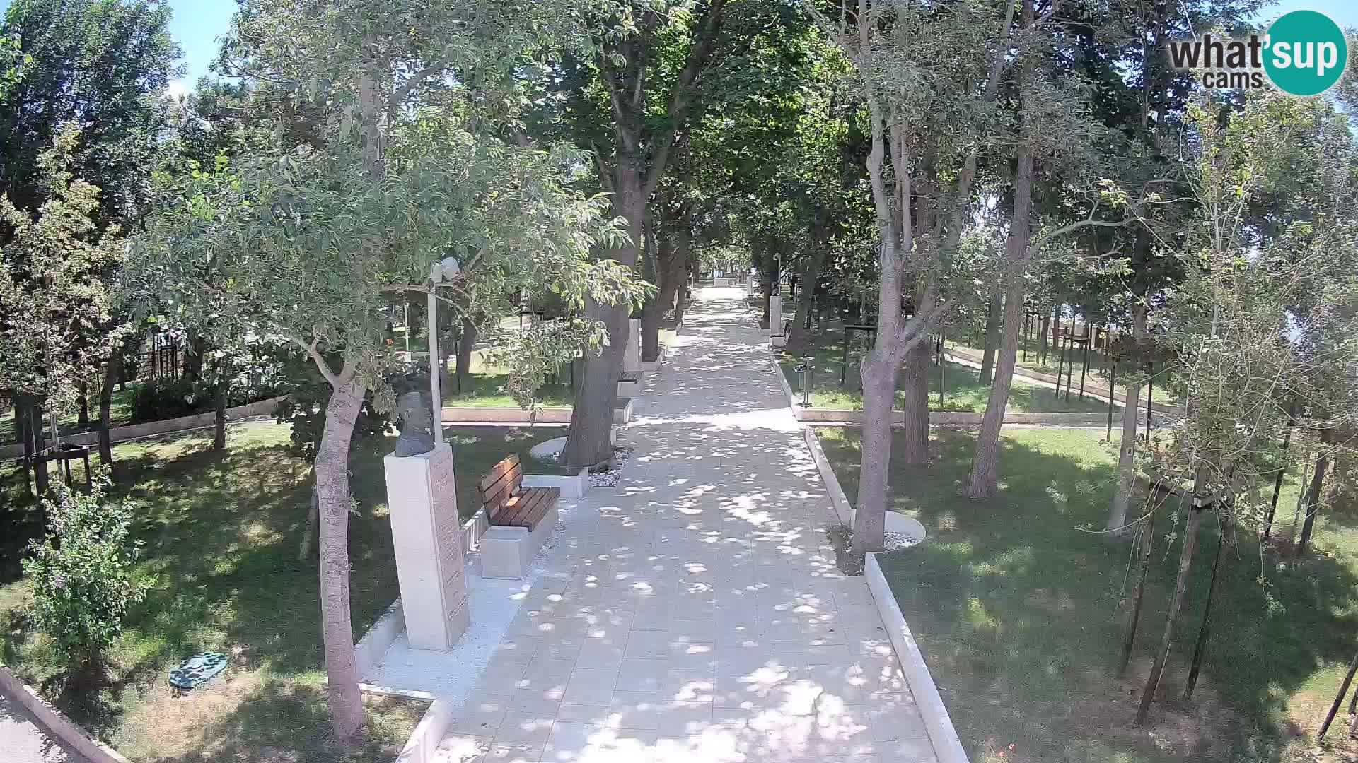 Writers’ Park Webcam Senj – Live by the Sea