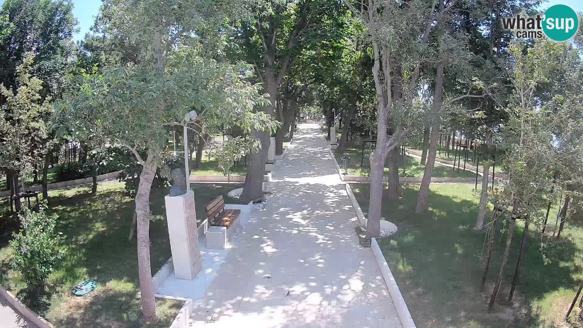 Writers’ Park Webcam Senj – Live by the Sea