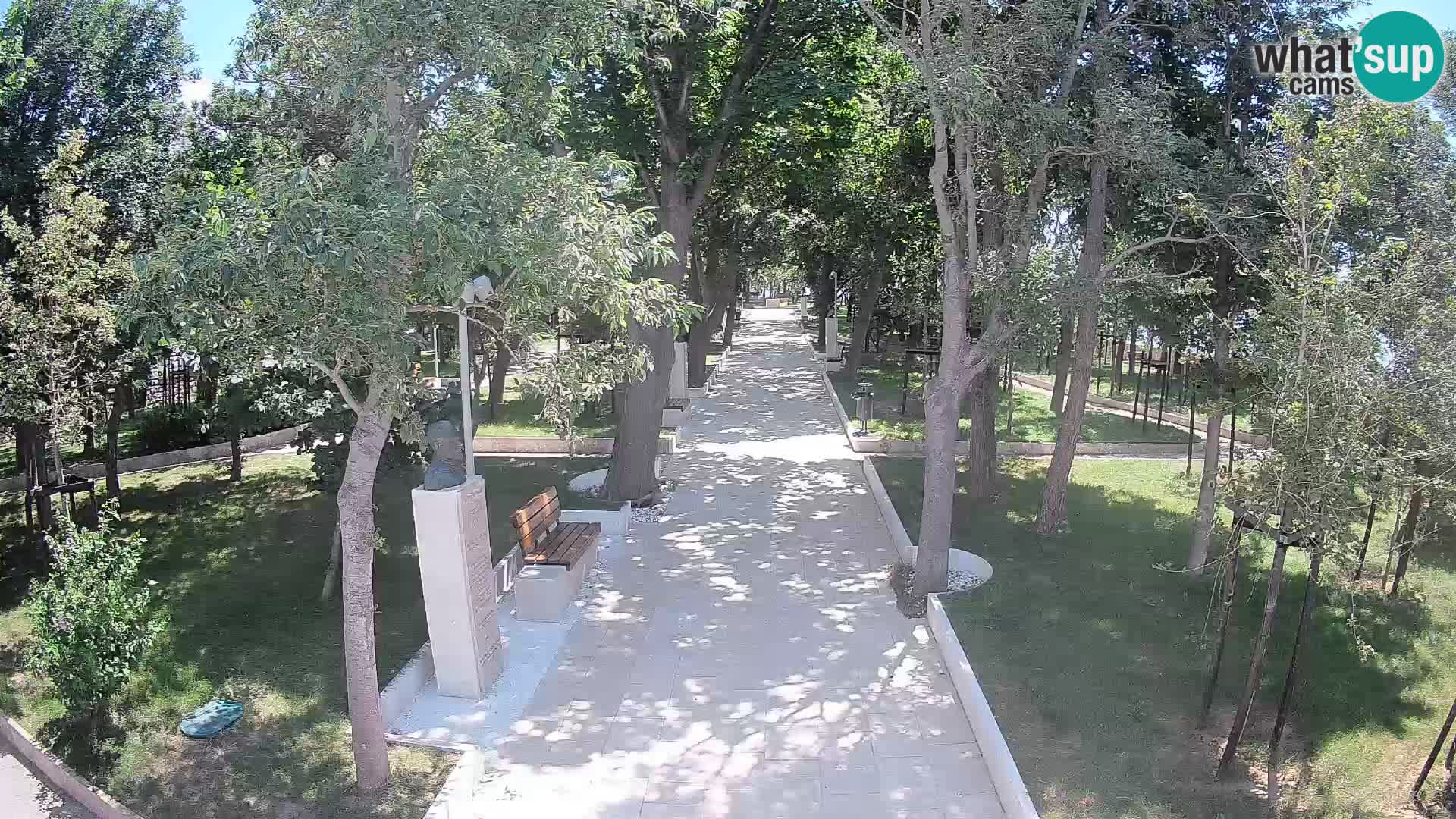Webcam Schriftstellerpark Senj – Live am Meer