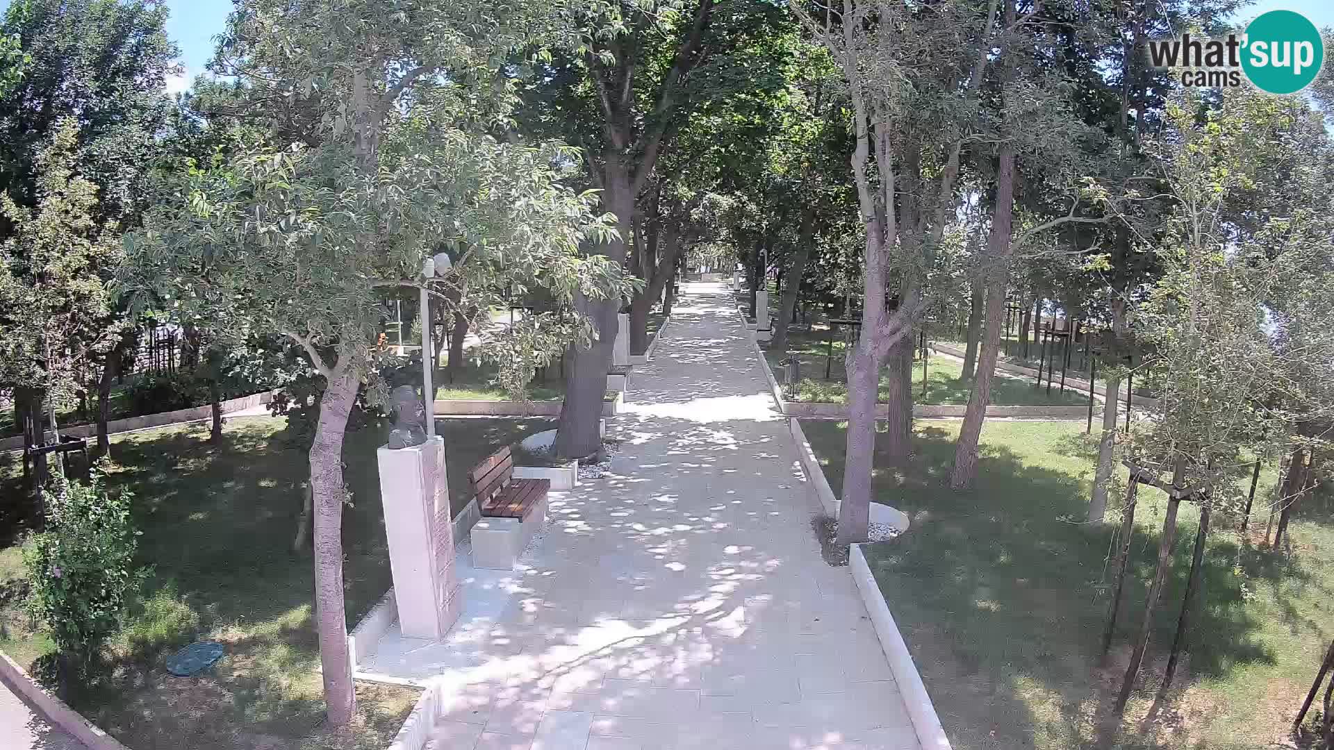 Writers’ Park Webcam Senj – Live by the Sea