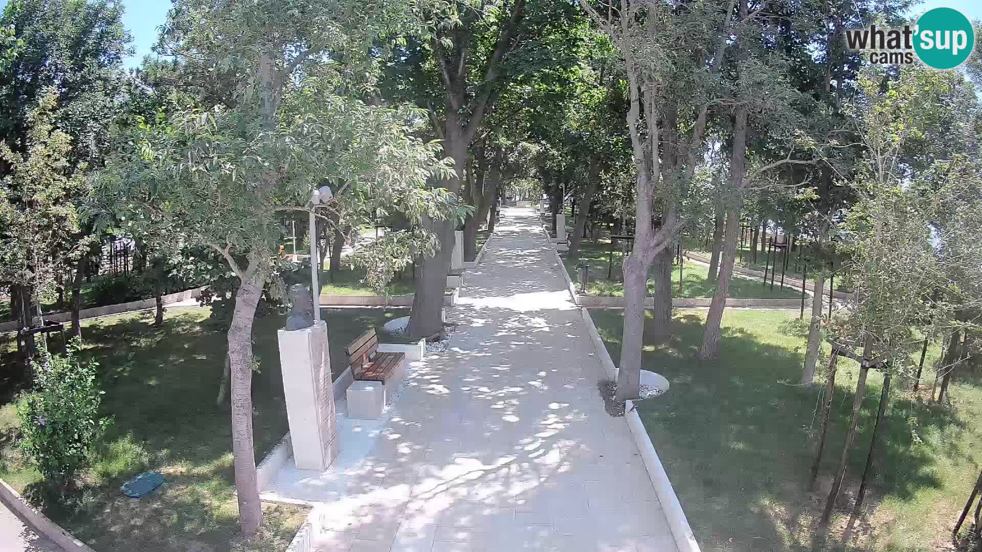 Writers’ Park Webcam Senj – Live by the Sea