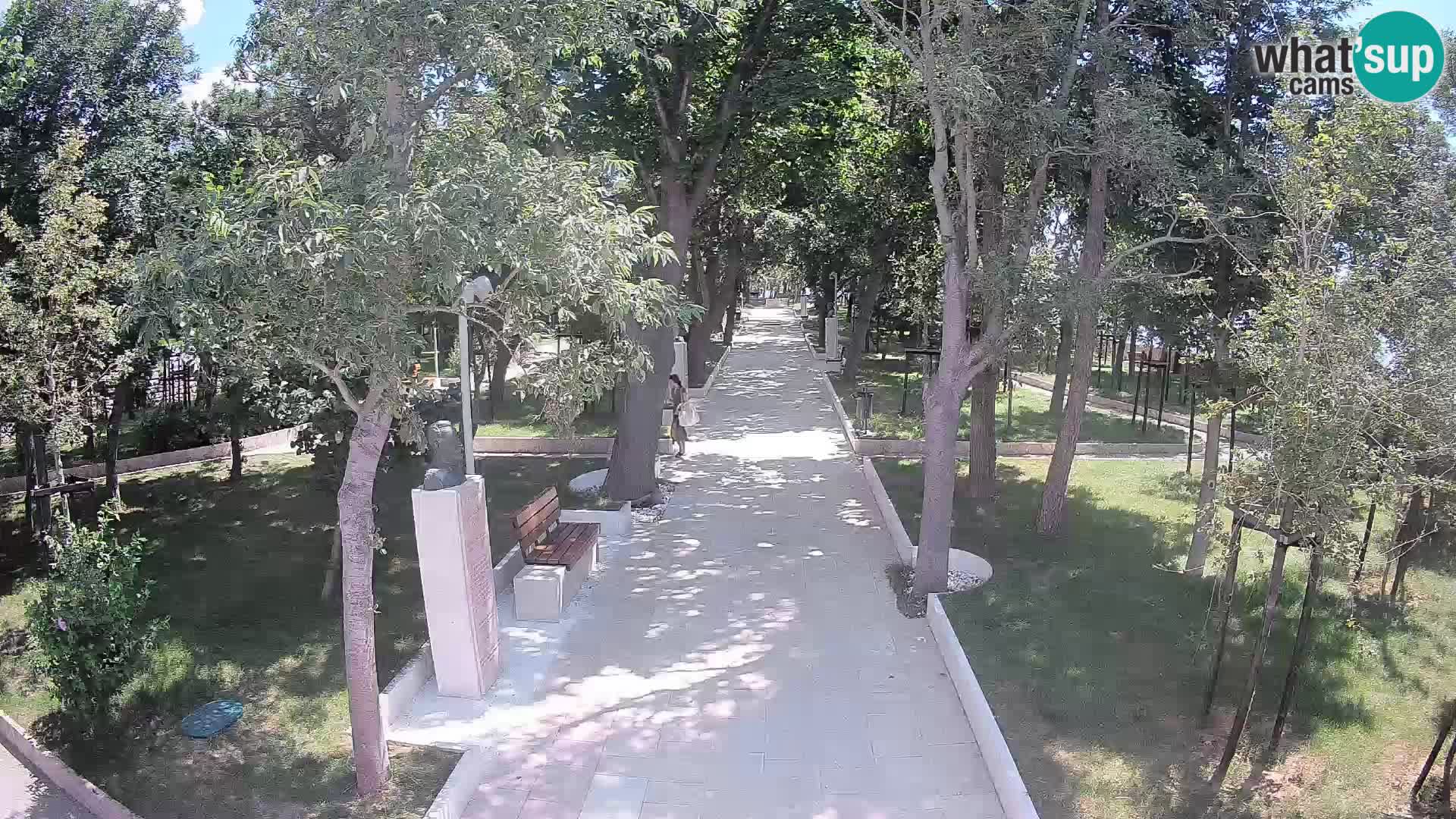 Writers’ Park Webcam Senj – Live by the Sea