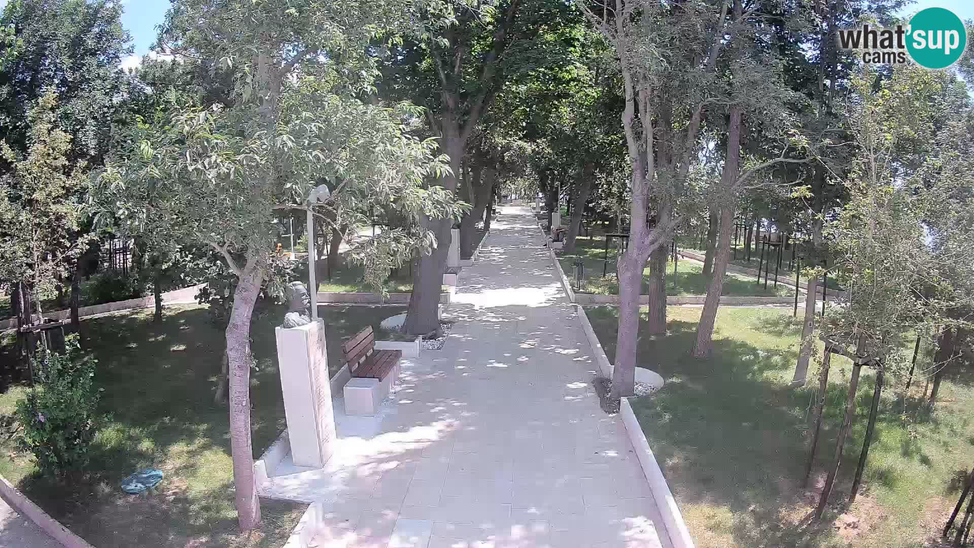Writers’ Park Webcam Senj – Live by the Sea