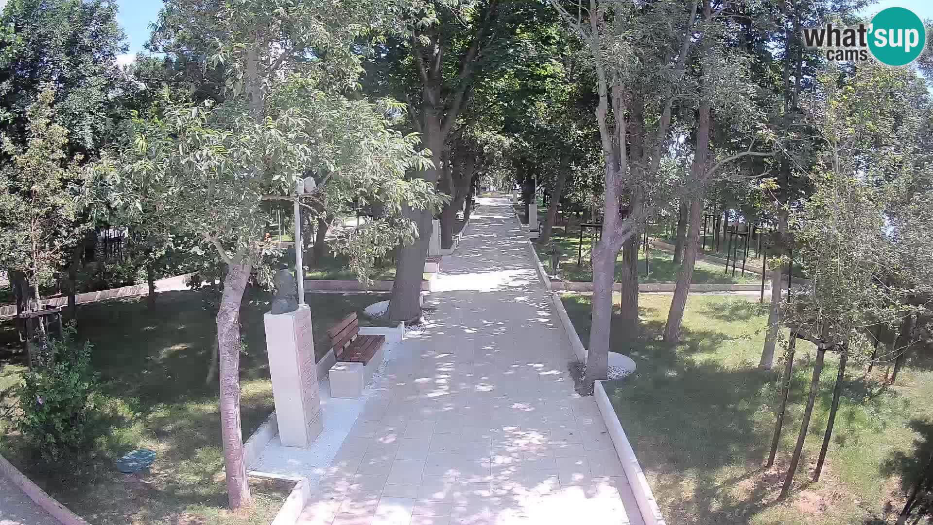 Writers’ Park Webcam Senj – Live by the Sea