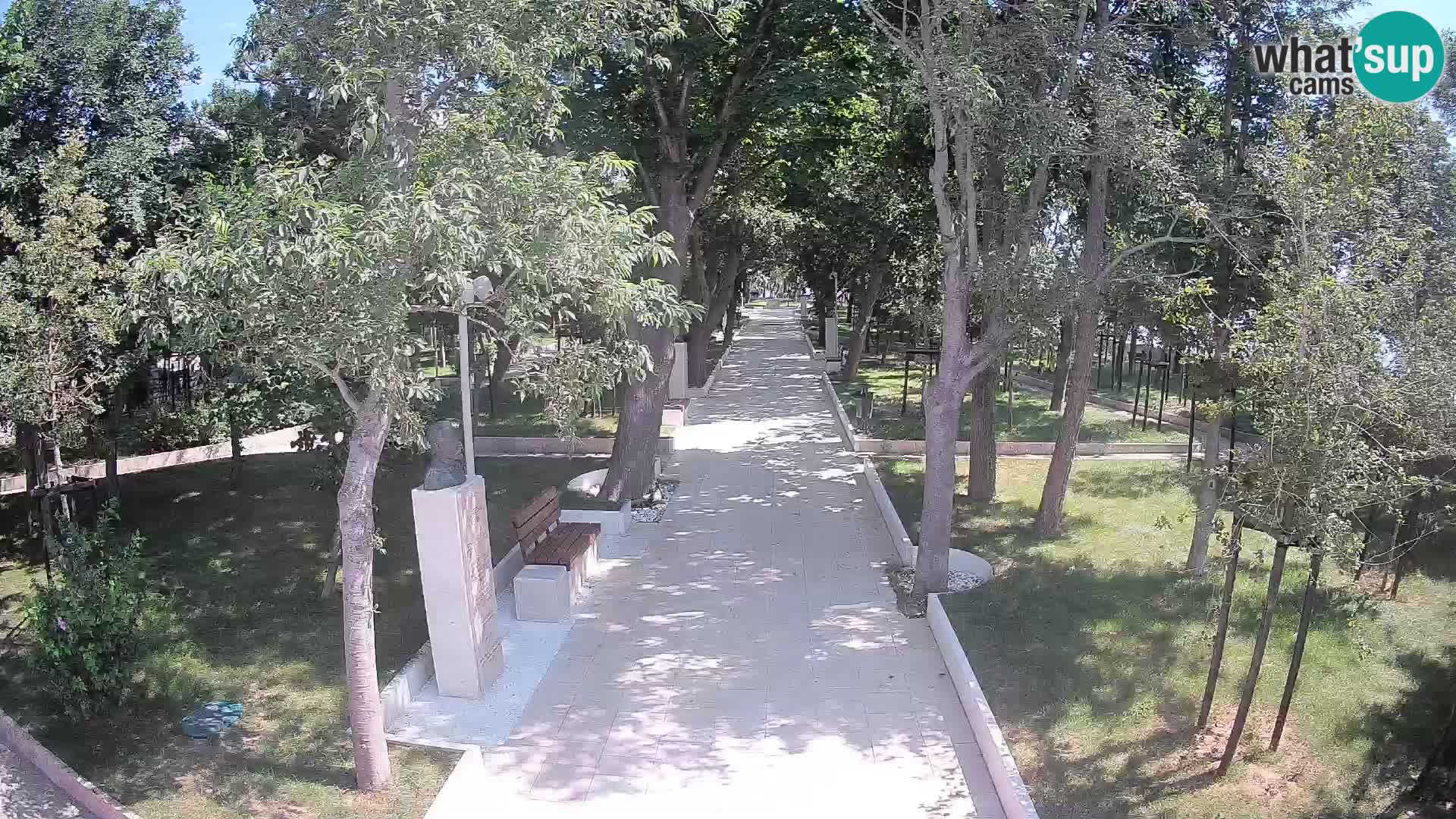 Writers’ Park Webcam Senj – Live by the Sea