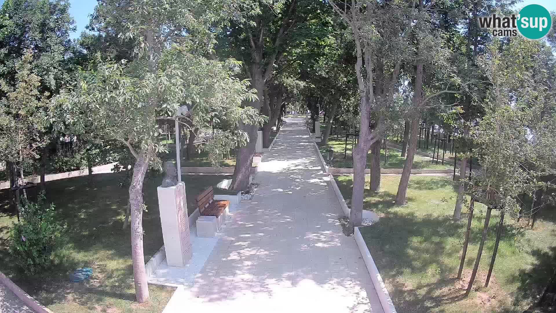 Writers’ Park Webcam Senj – Live by the Sea