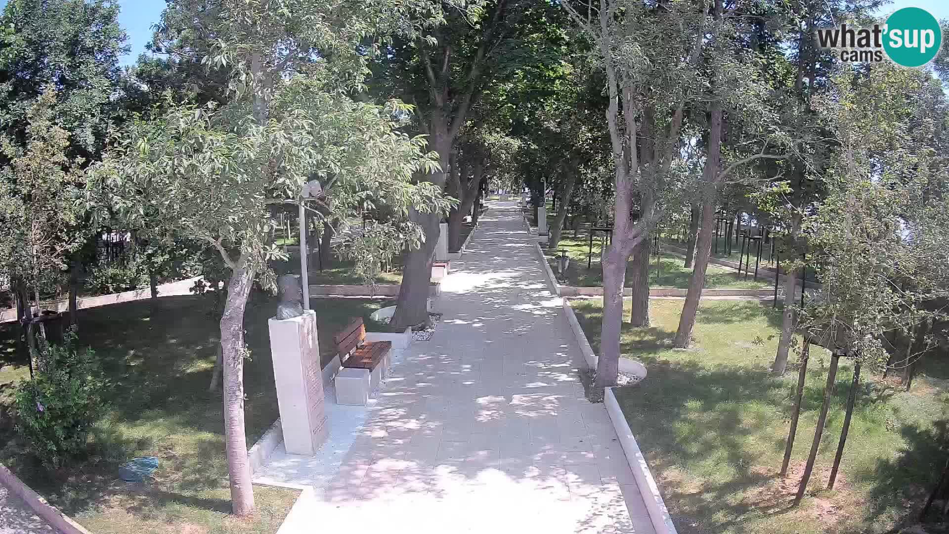 Webcam Schriftstellerpark Senj – Live am Meer