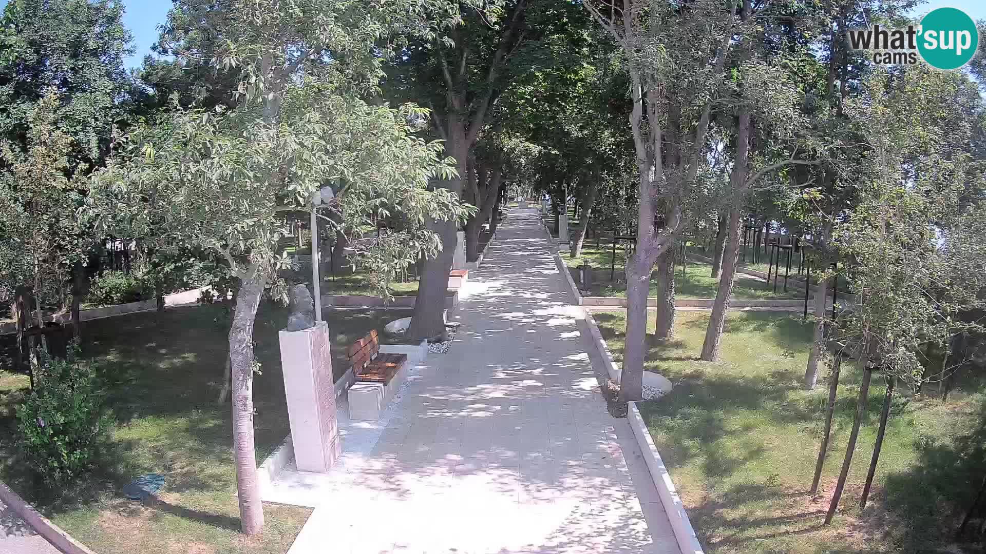 Writers’ Park Webcam Senj – Live by the Sea