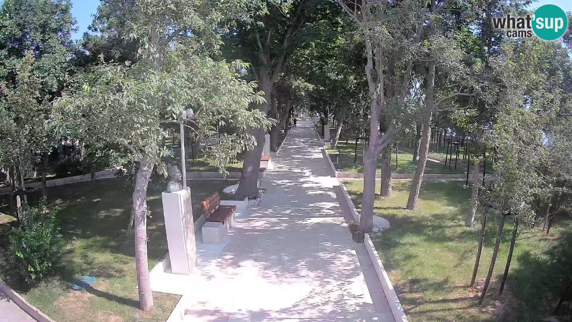 Writers’ Park Webcam Senj – Live by the Sea
