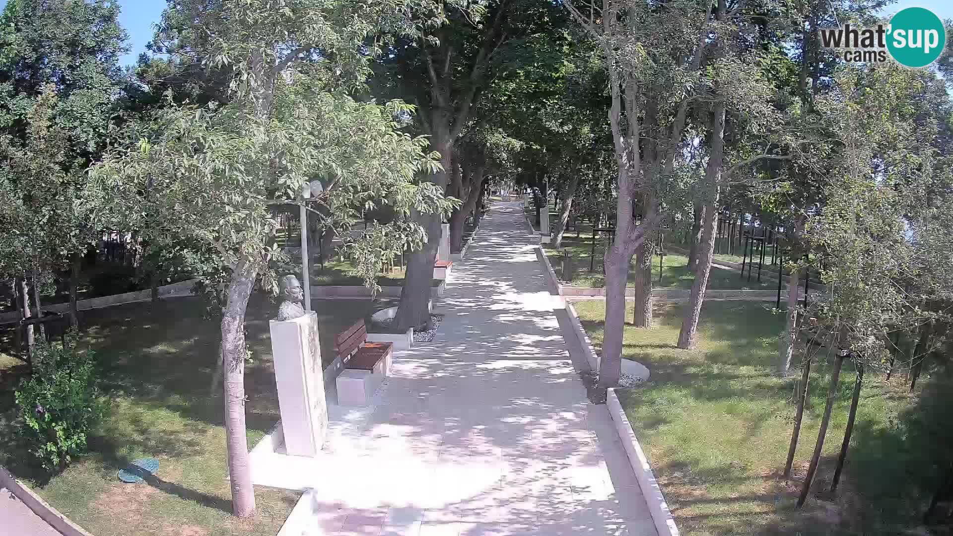 Writers’ Park Webcam Senj – Live by the Sea