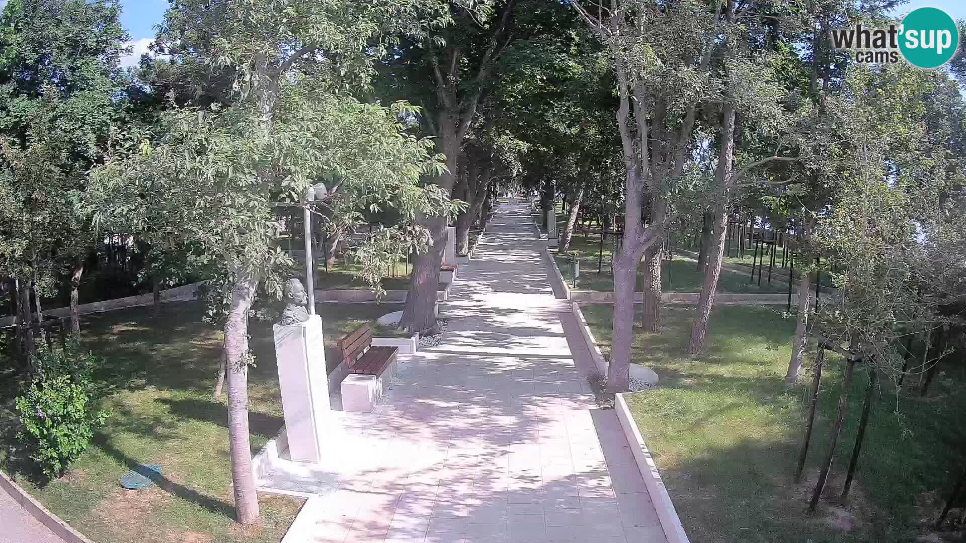 Writers’ Park Webcam Senj – Live by the Sea