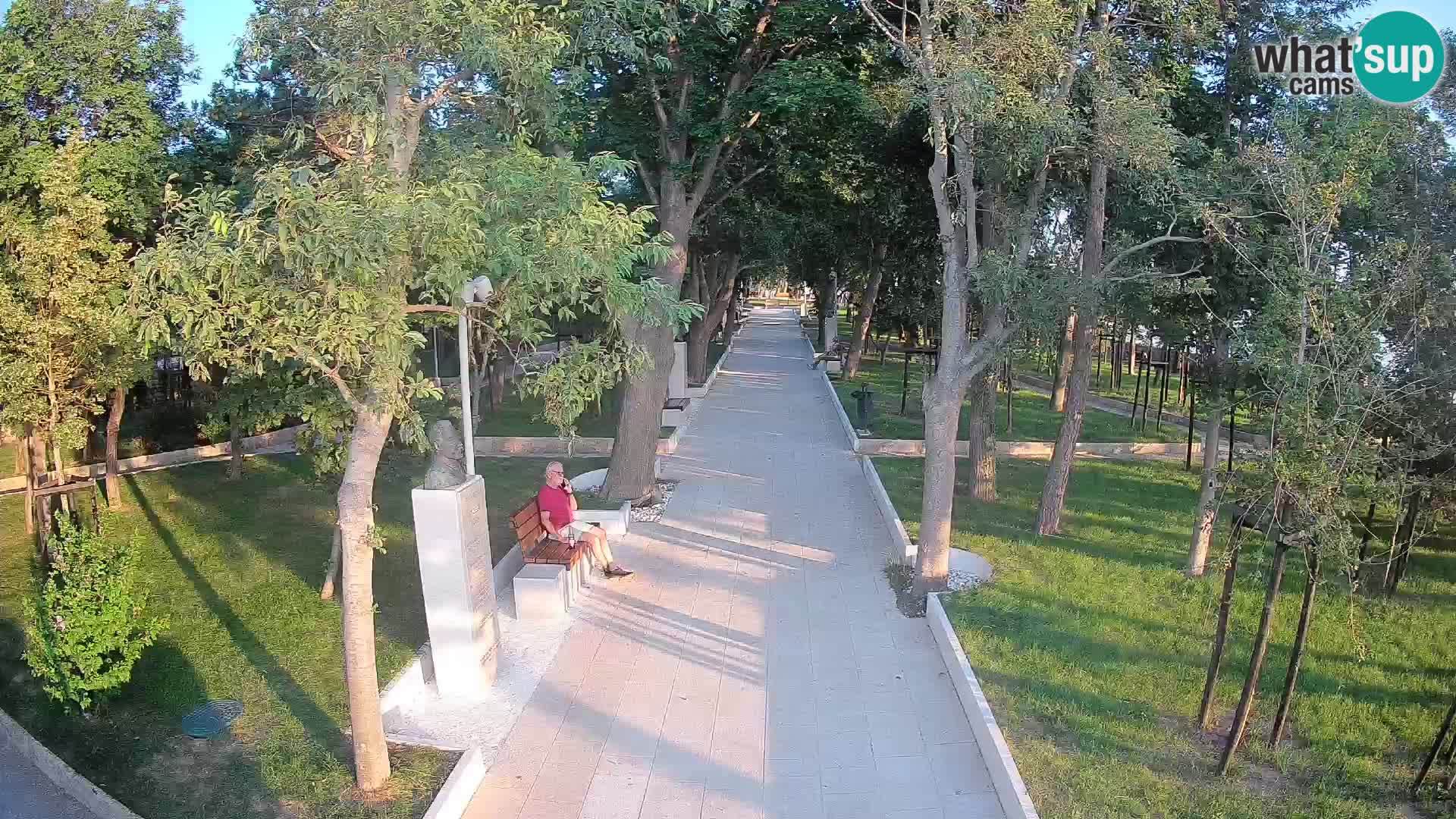 Writers’ Park Webcam Senj – Live by the Sea