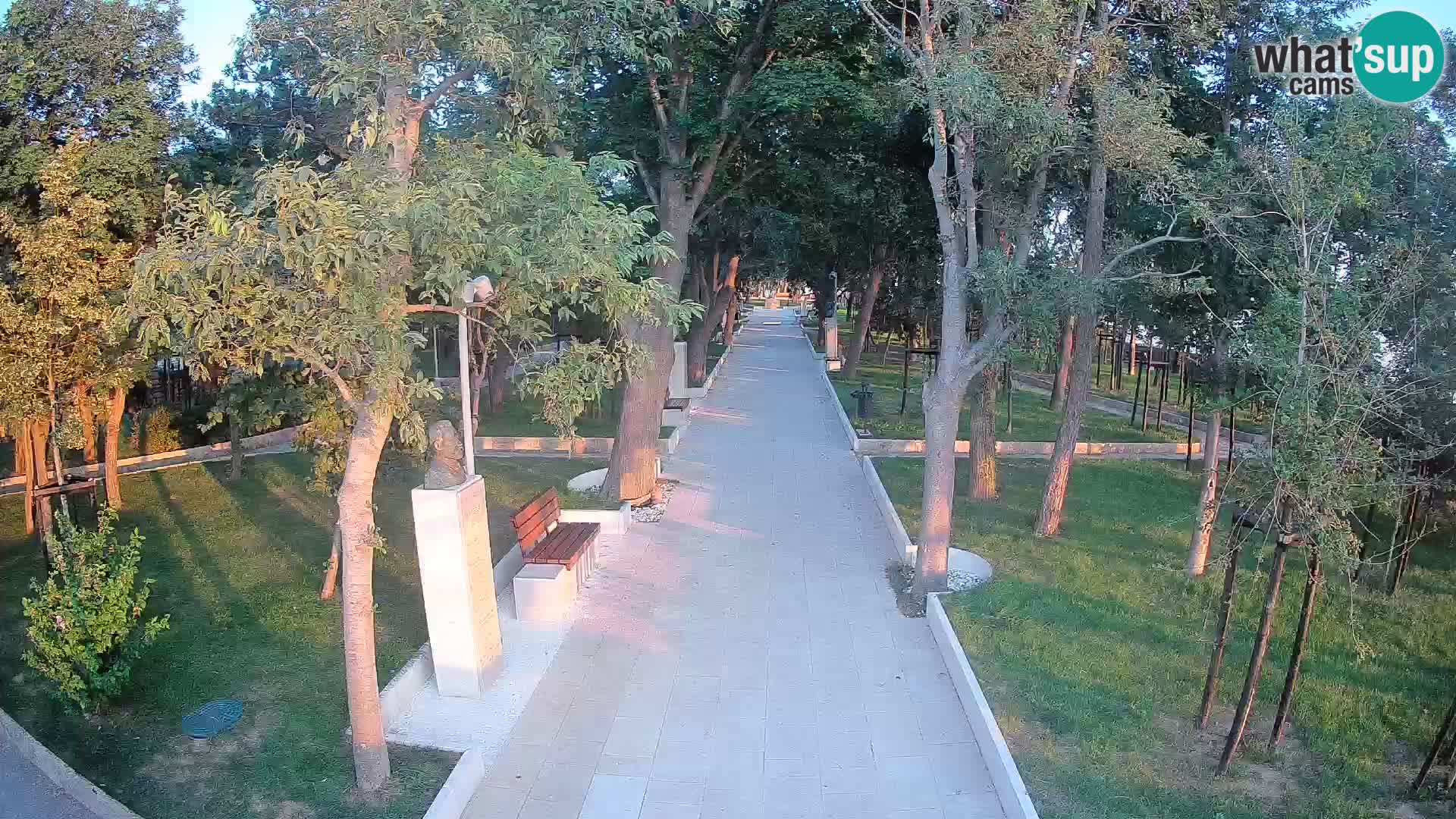 Writers’ Park Webcam Senj – Live by the Sea