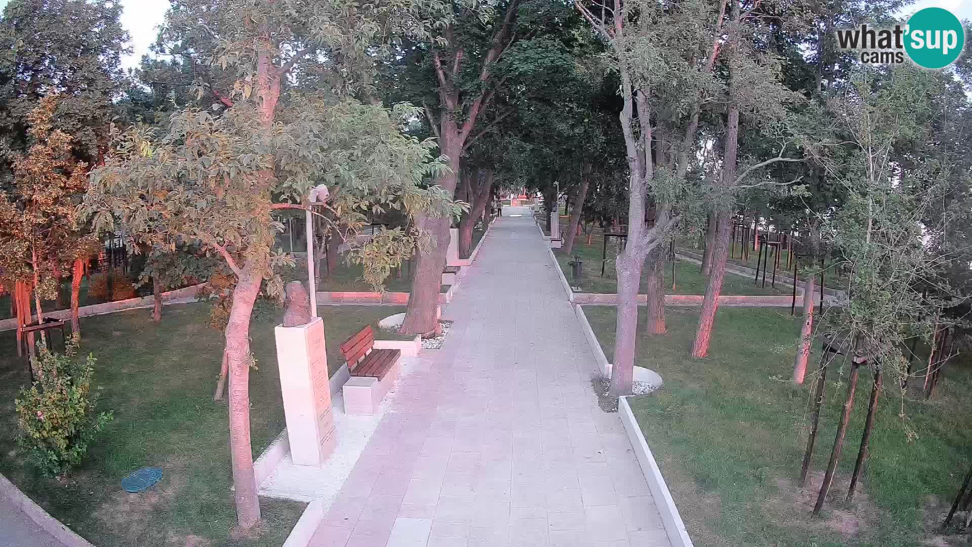 Writers’ Park Webcam Senj – Live by the Sea